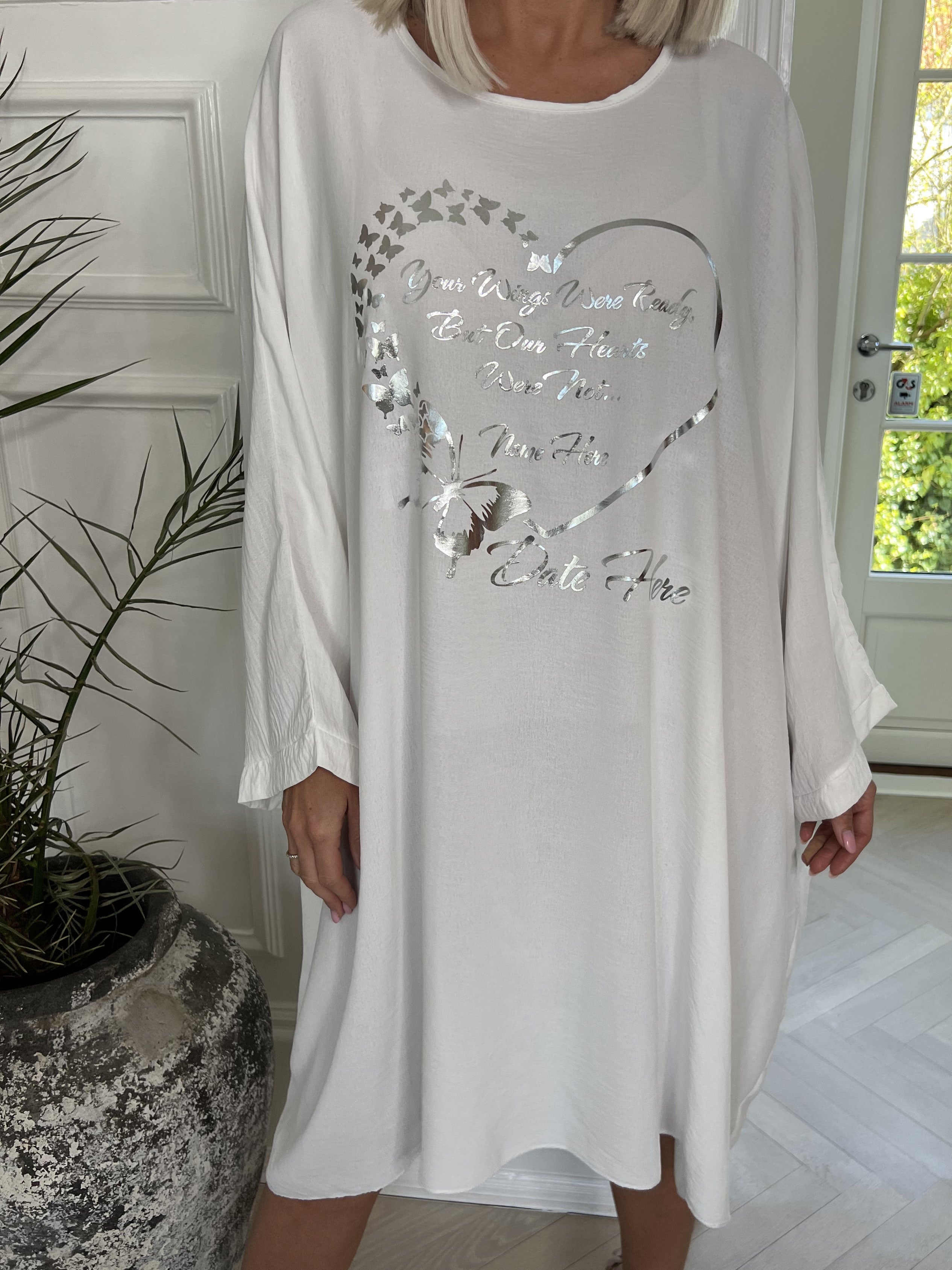 Hope - Oversize klänning med motiv