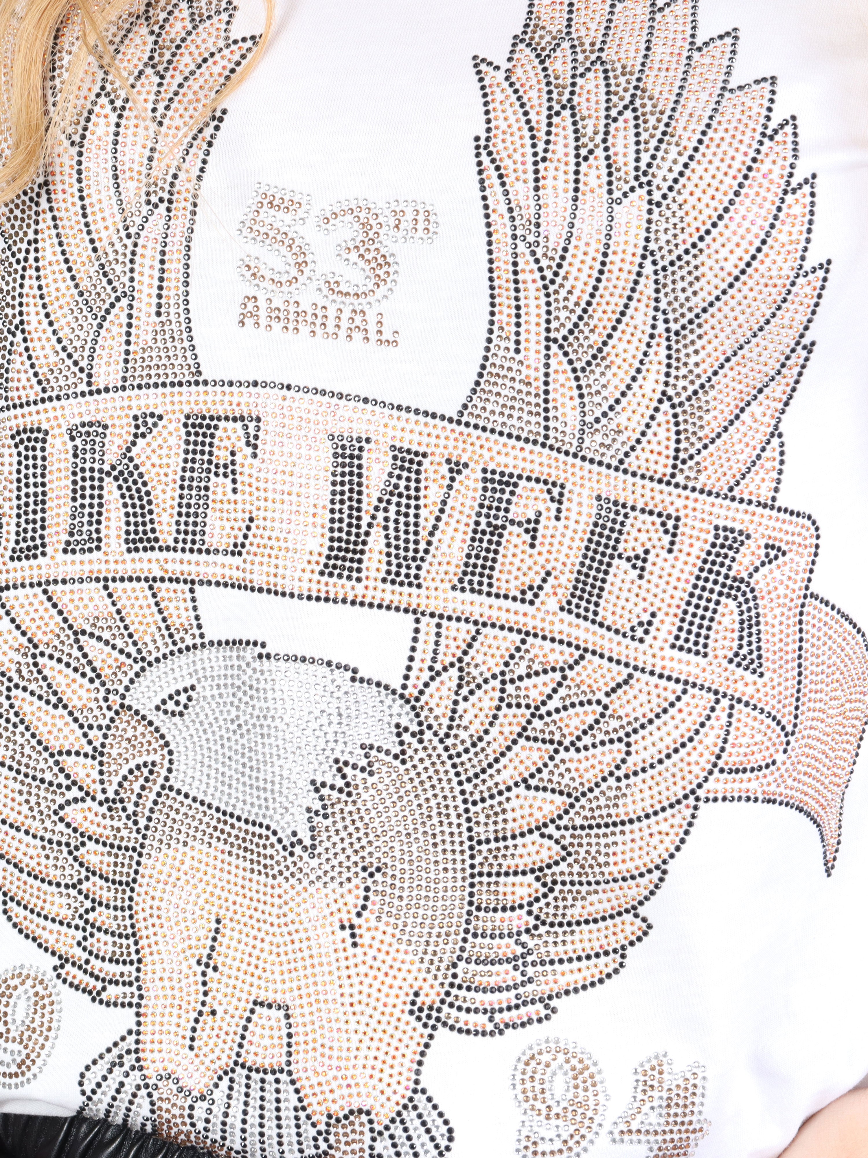 Malene - T-shirt med motiv av similisten