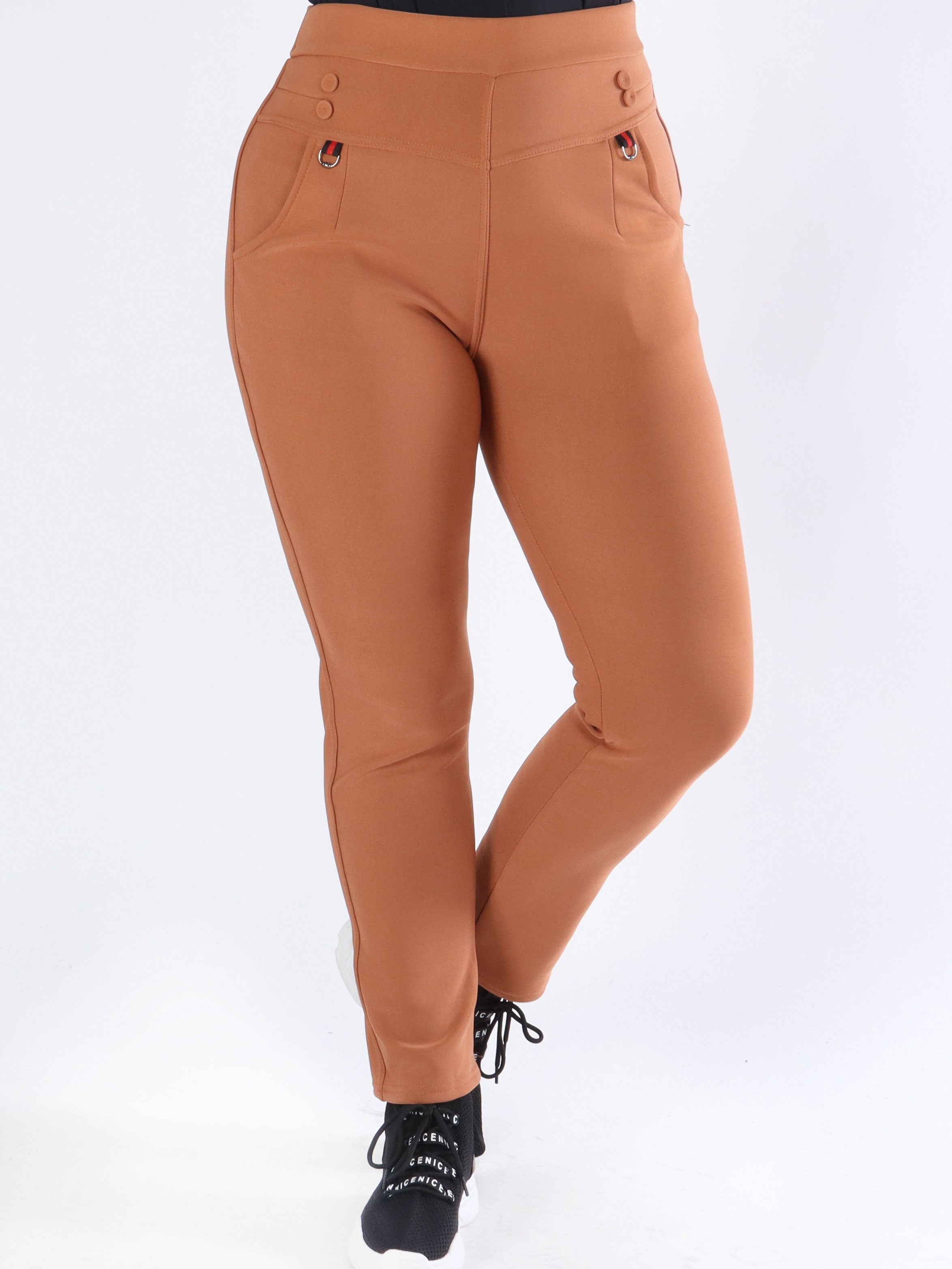 Adira - Byxor i elastiskt tyg