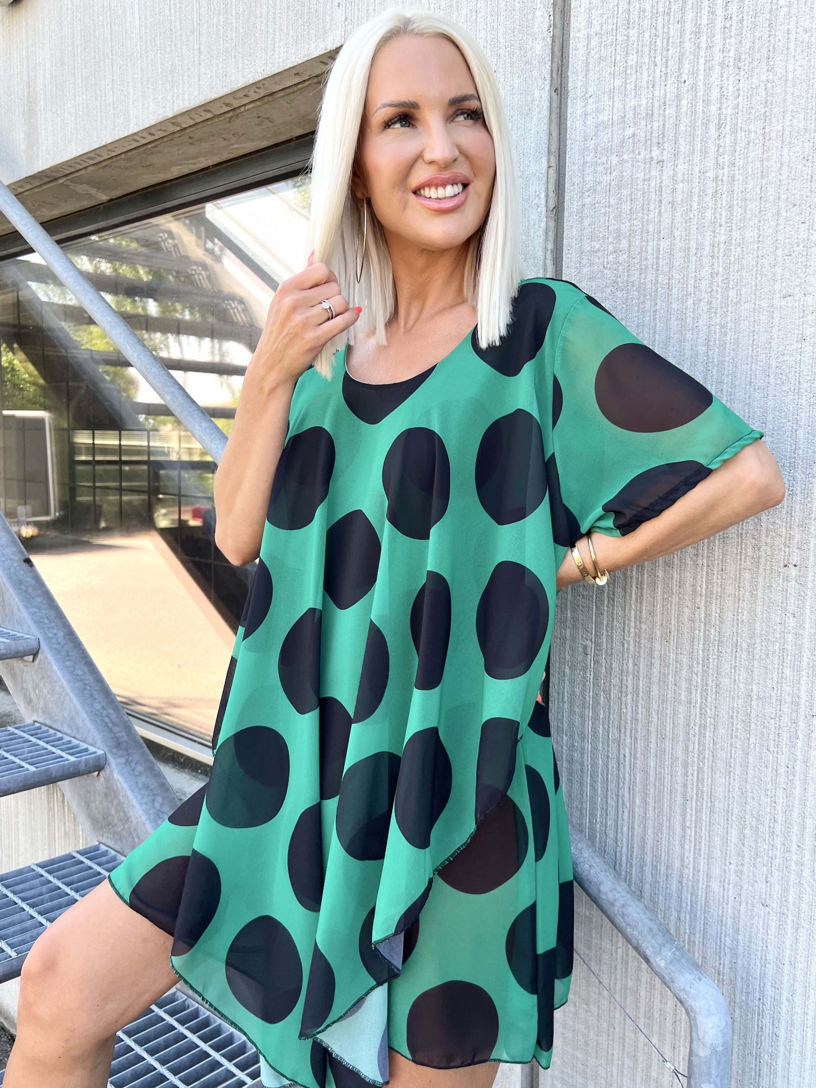 Wanda - Tunika klänning i chiffong