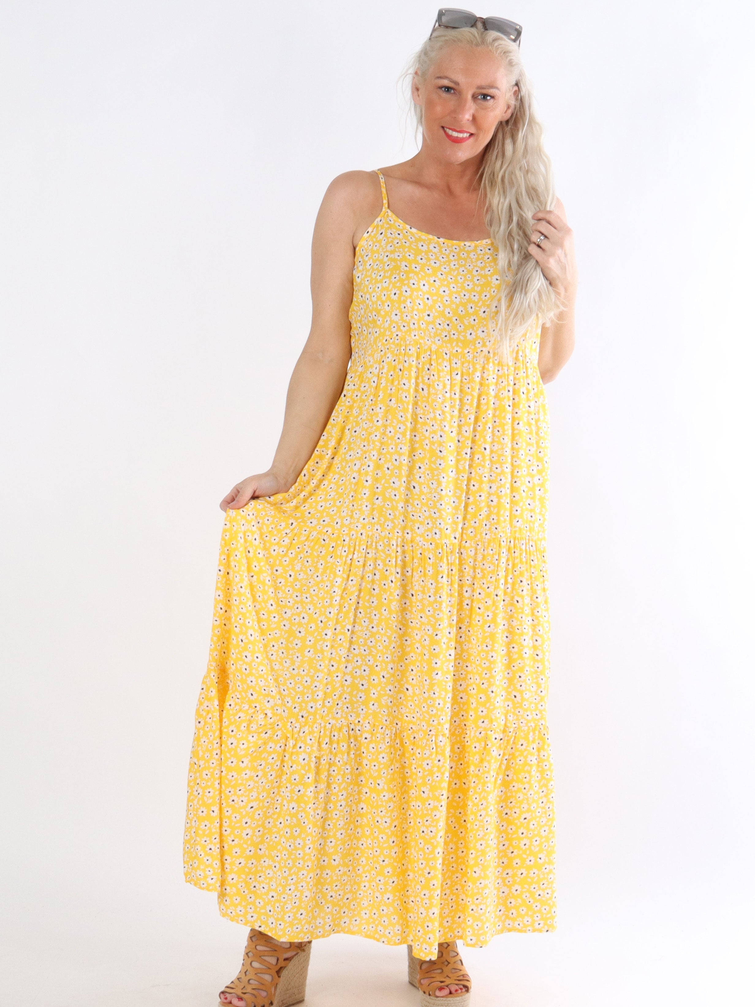 Angel - Sommarklänning med söta blommor