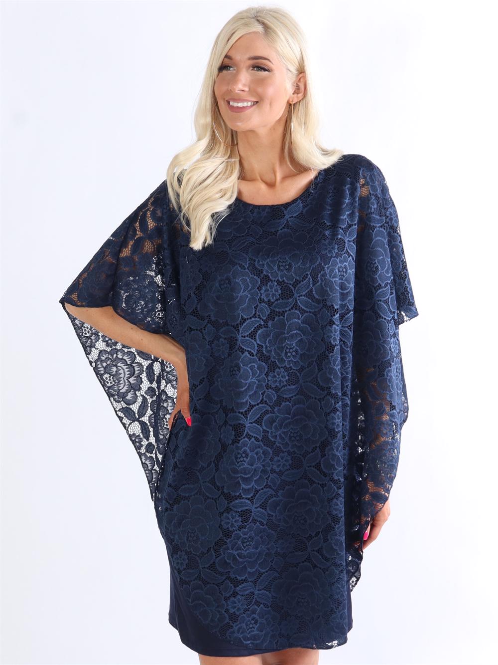 Kenya New Lace - Tunikaklänning med spetslager