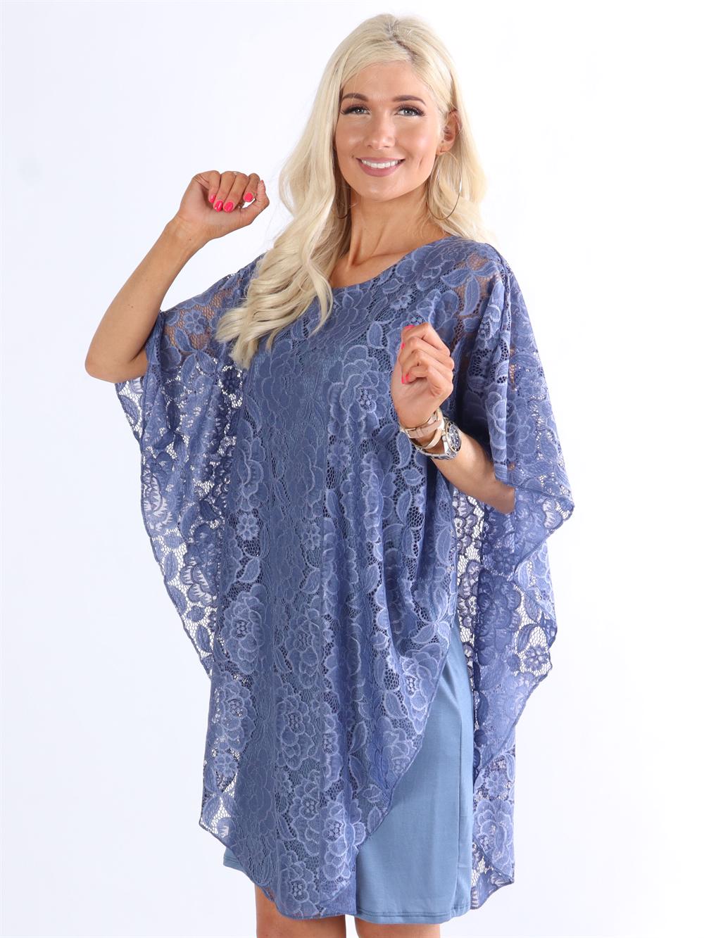 Kenya New Lace - Tunikaklänning med spetslager