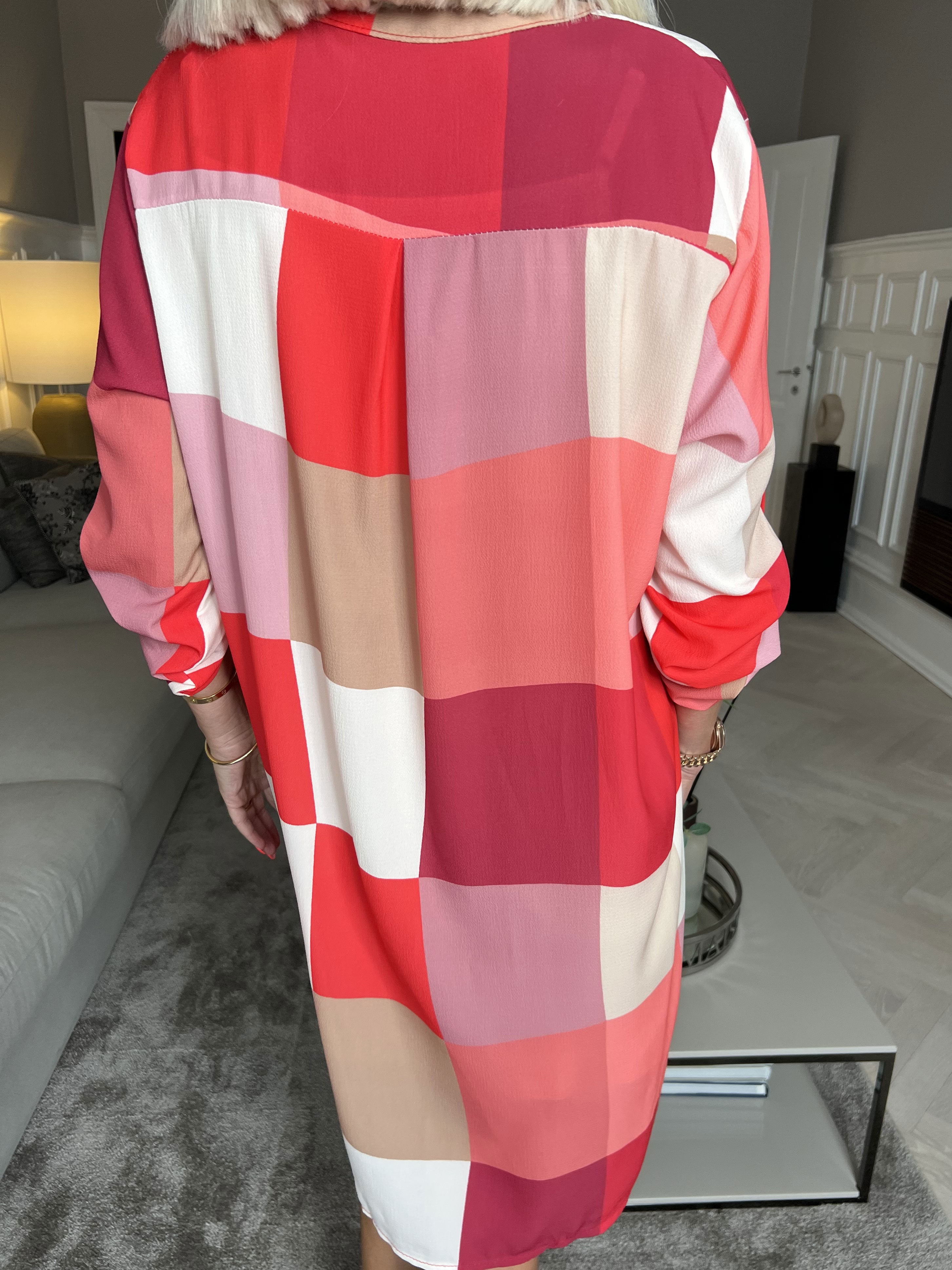 Vanesa Dress Check - Lätt och luftig klänning