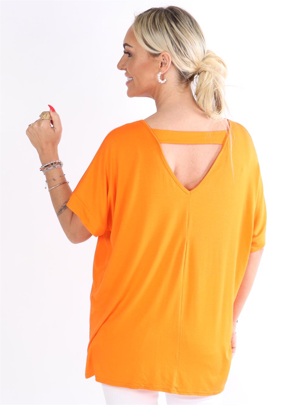 Ella Shirt - Blus med hål i ryggen