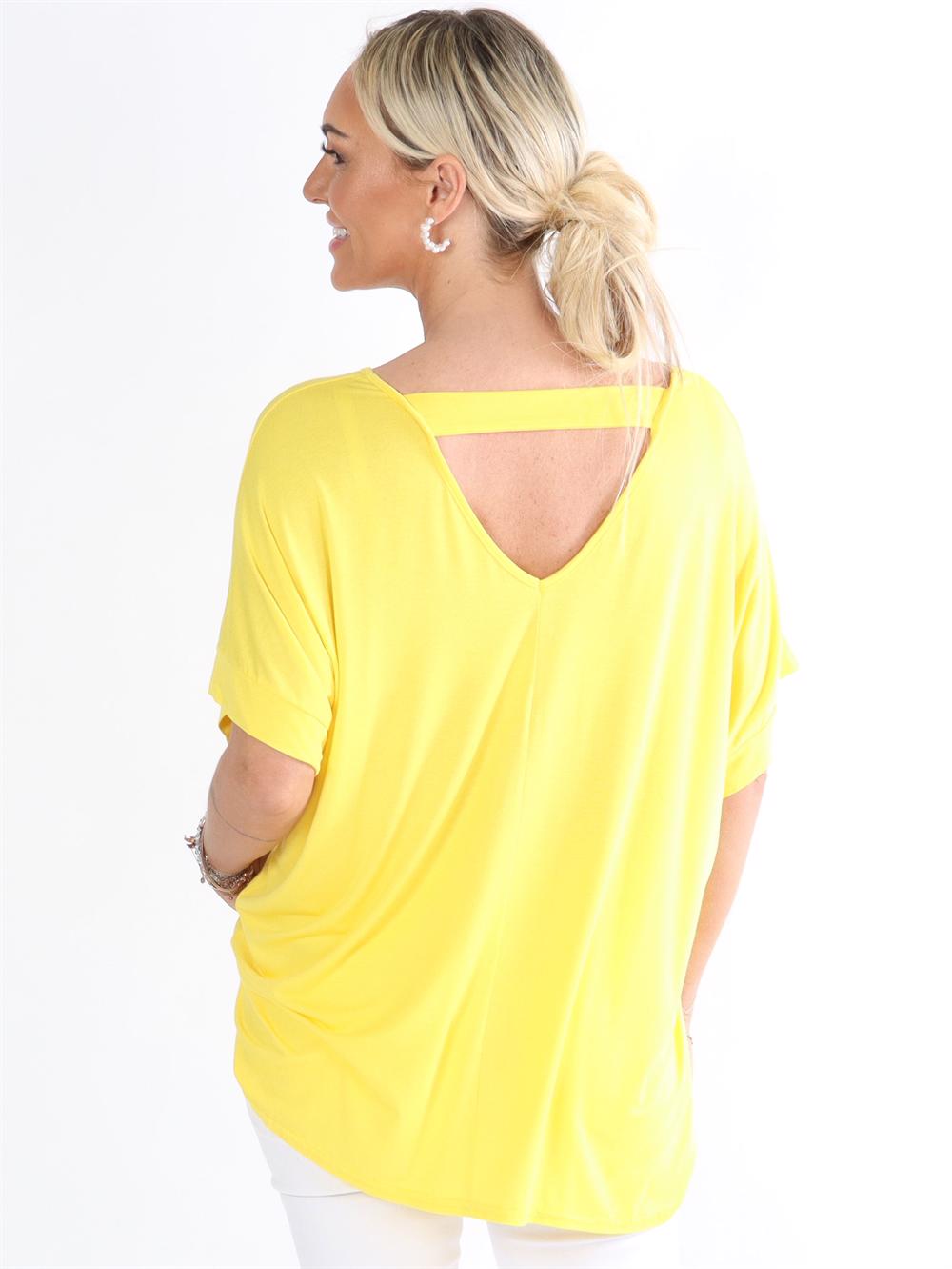 Ella Shirt - Blus med hål i ryggen