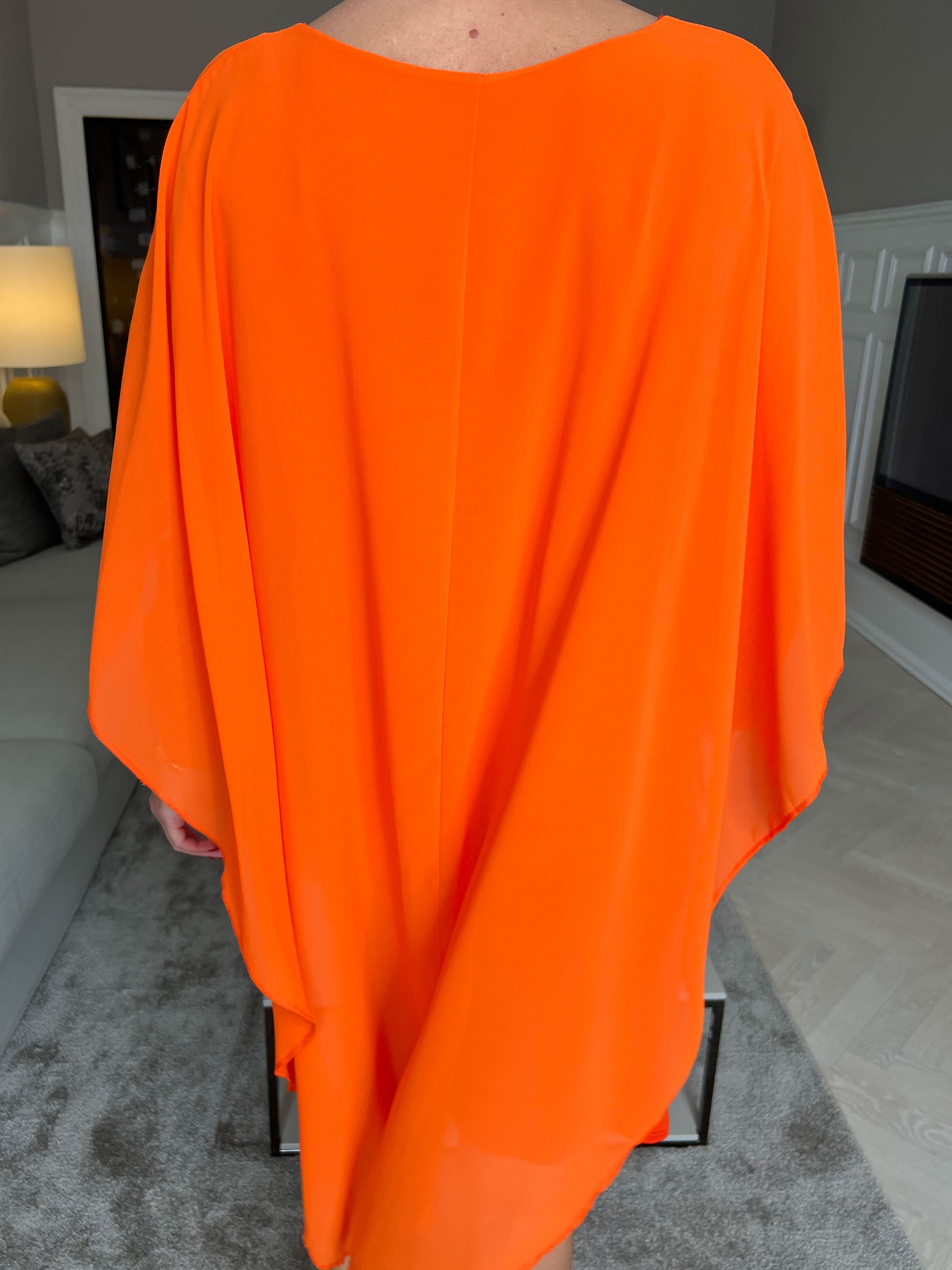 Kenya Long Sleeve - Tunikaklänning med chiffonglager