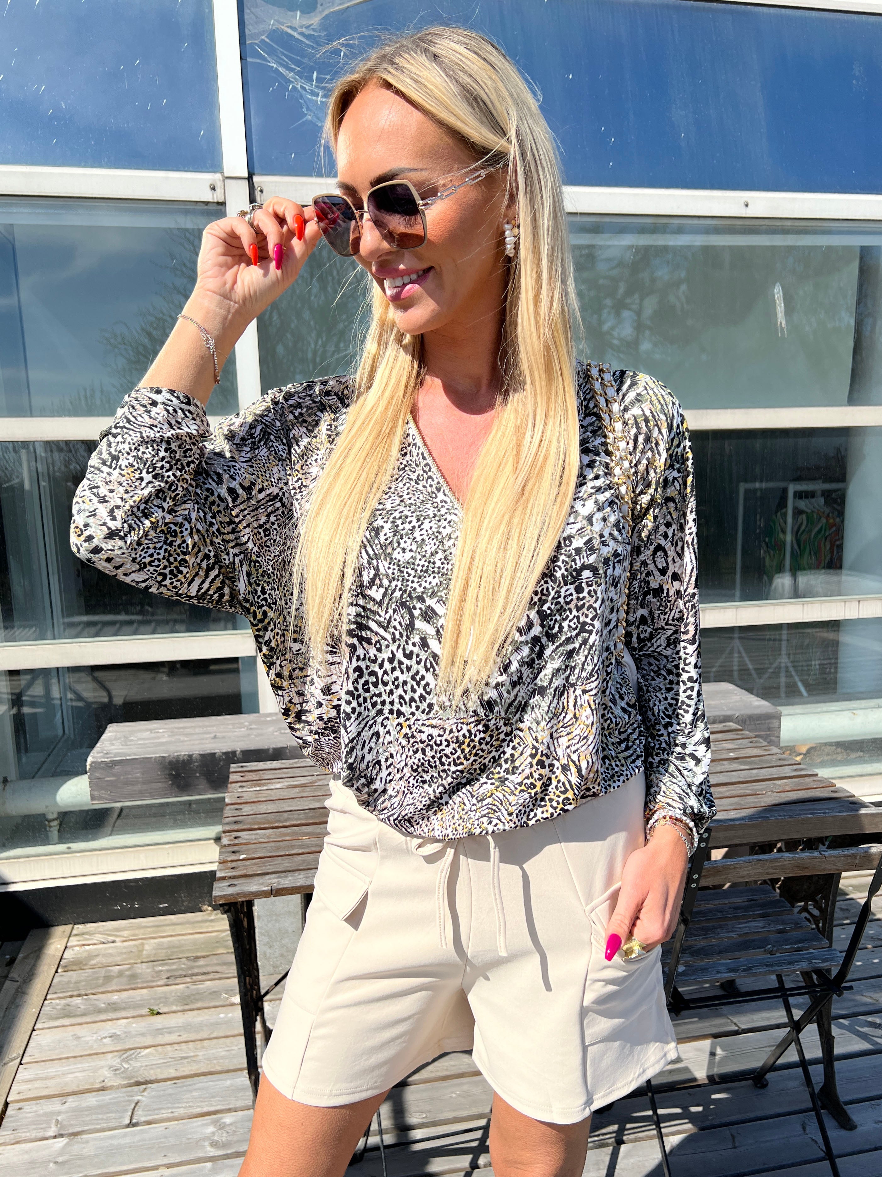 Zelma - Shorts med fickor