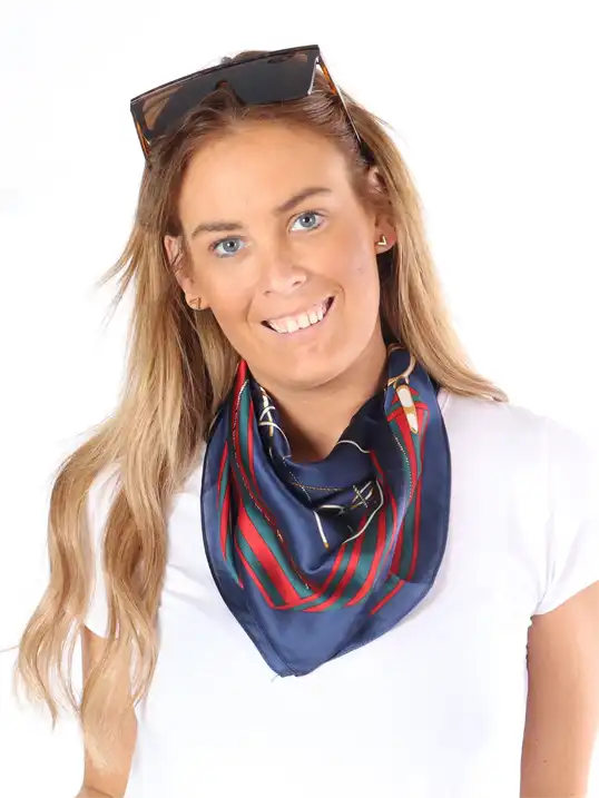 Safina - Silketørklæde med motiver