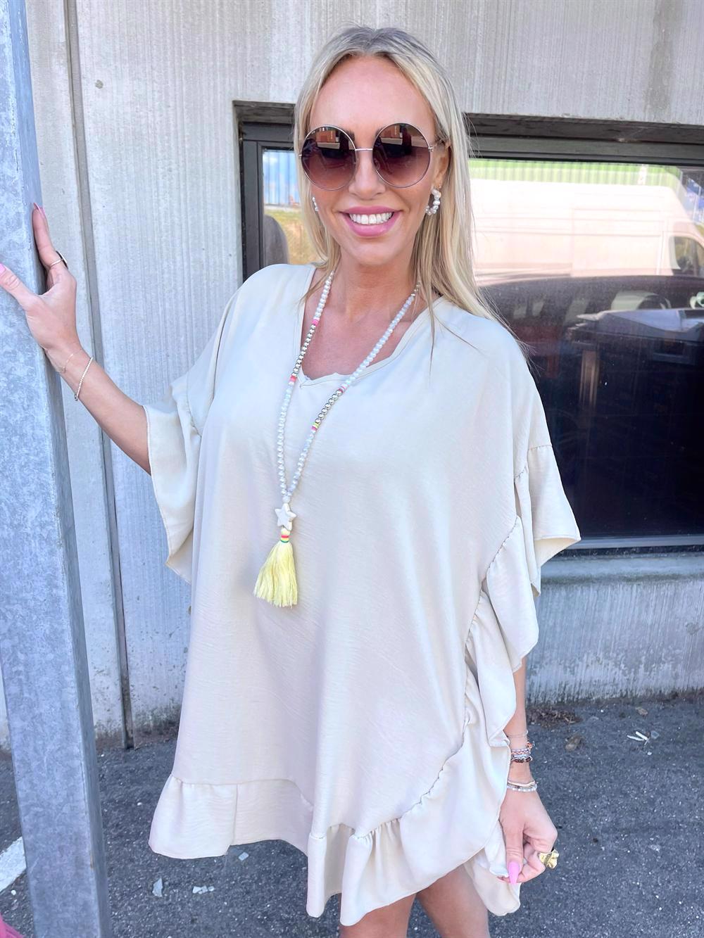 Grace - tunika med volangkant