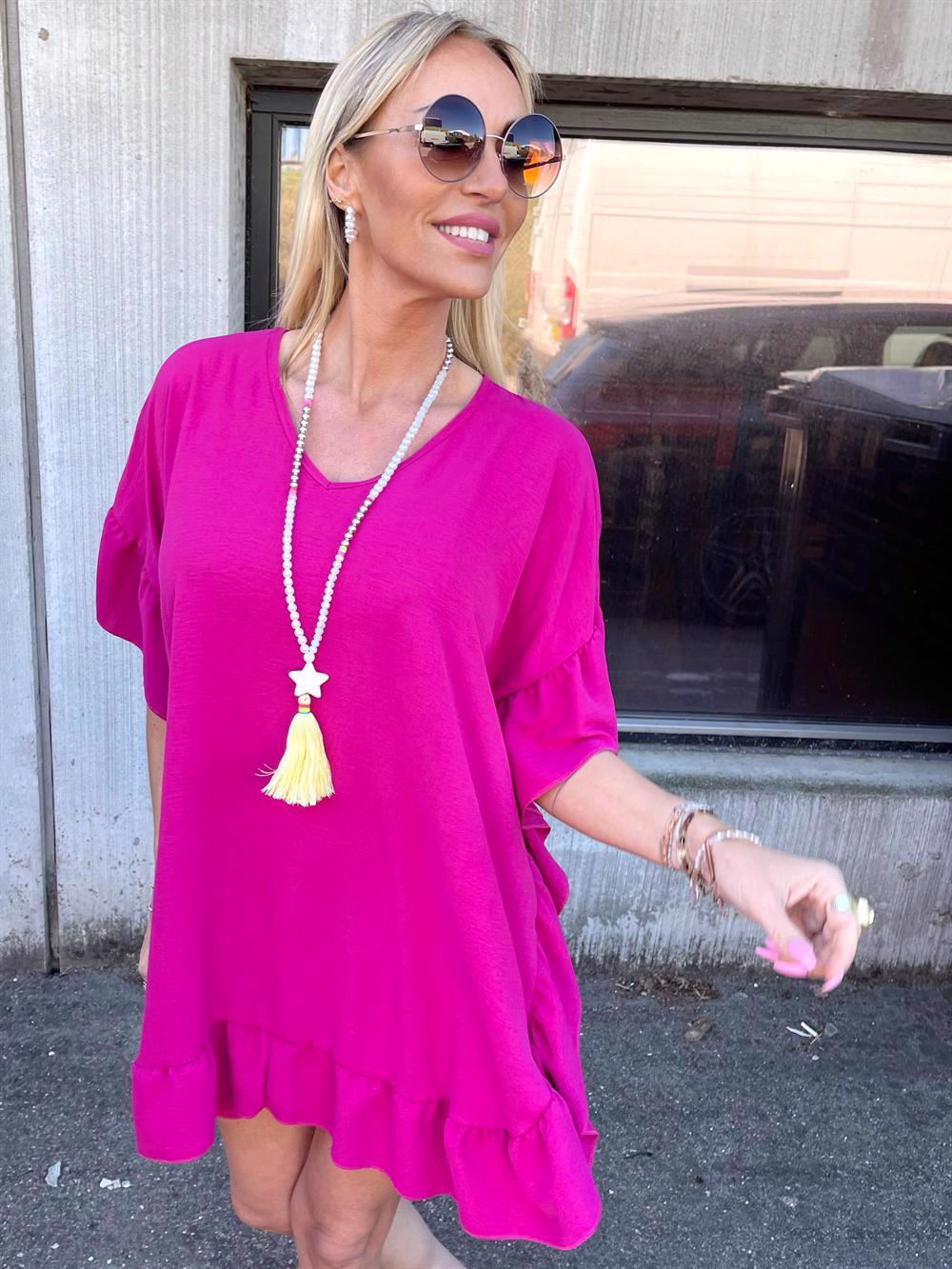 Grace - tunika med volangkant