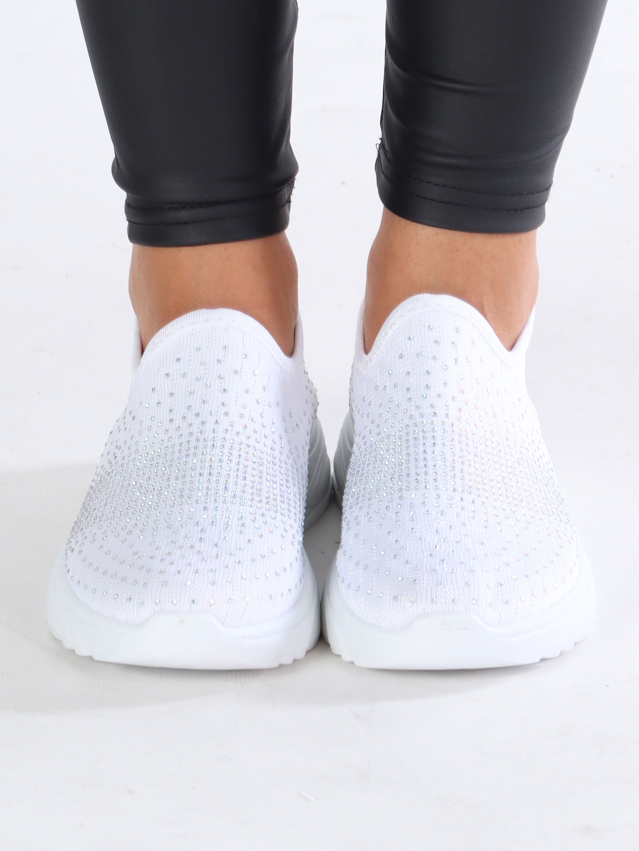 Emina - Sock sneakers med små stenar