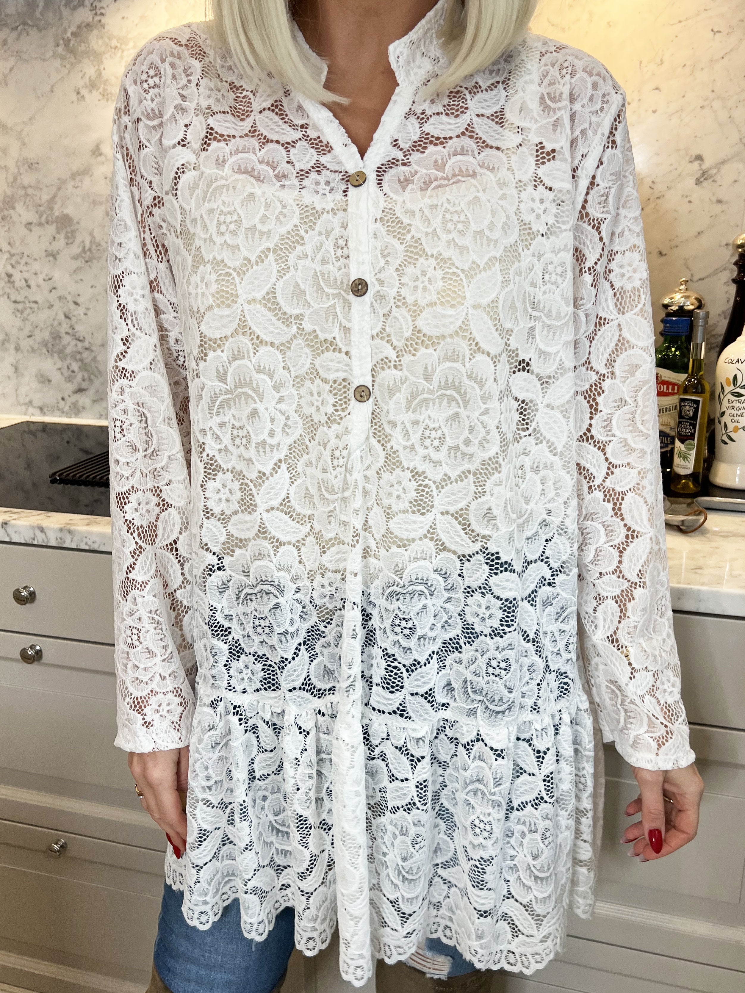 Natalya - Söt och feminin spetstunika