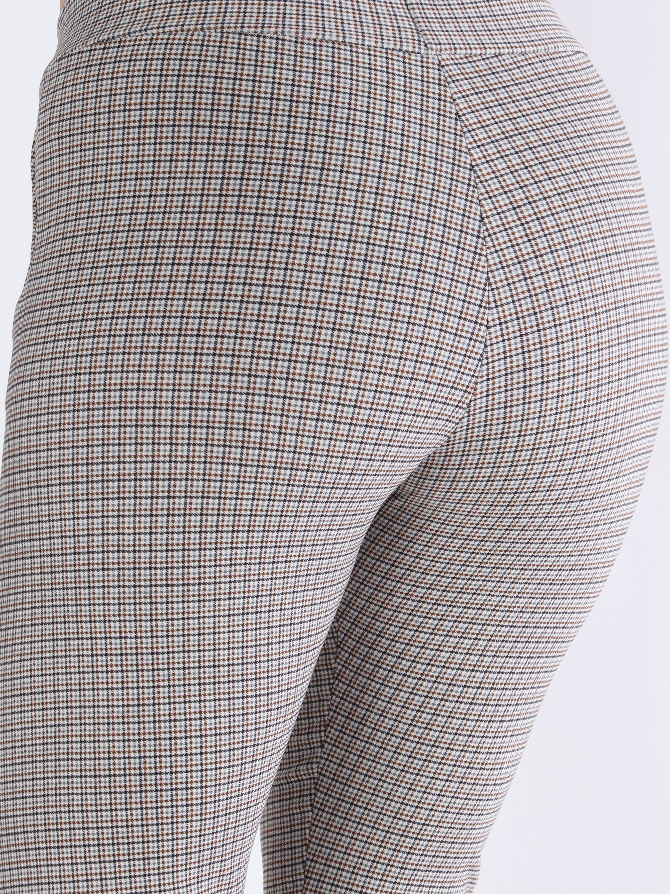 Ally - Mönstrade elastiska byxor