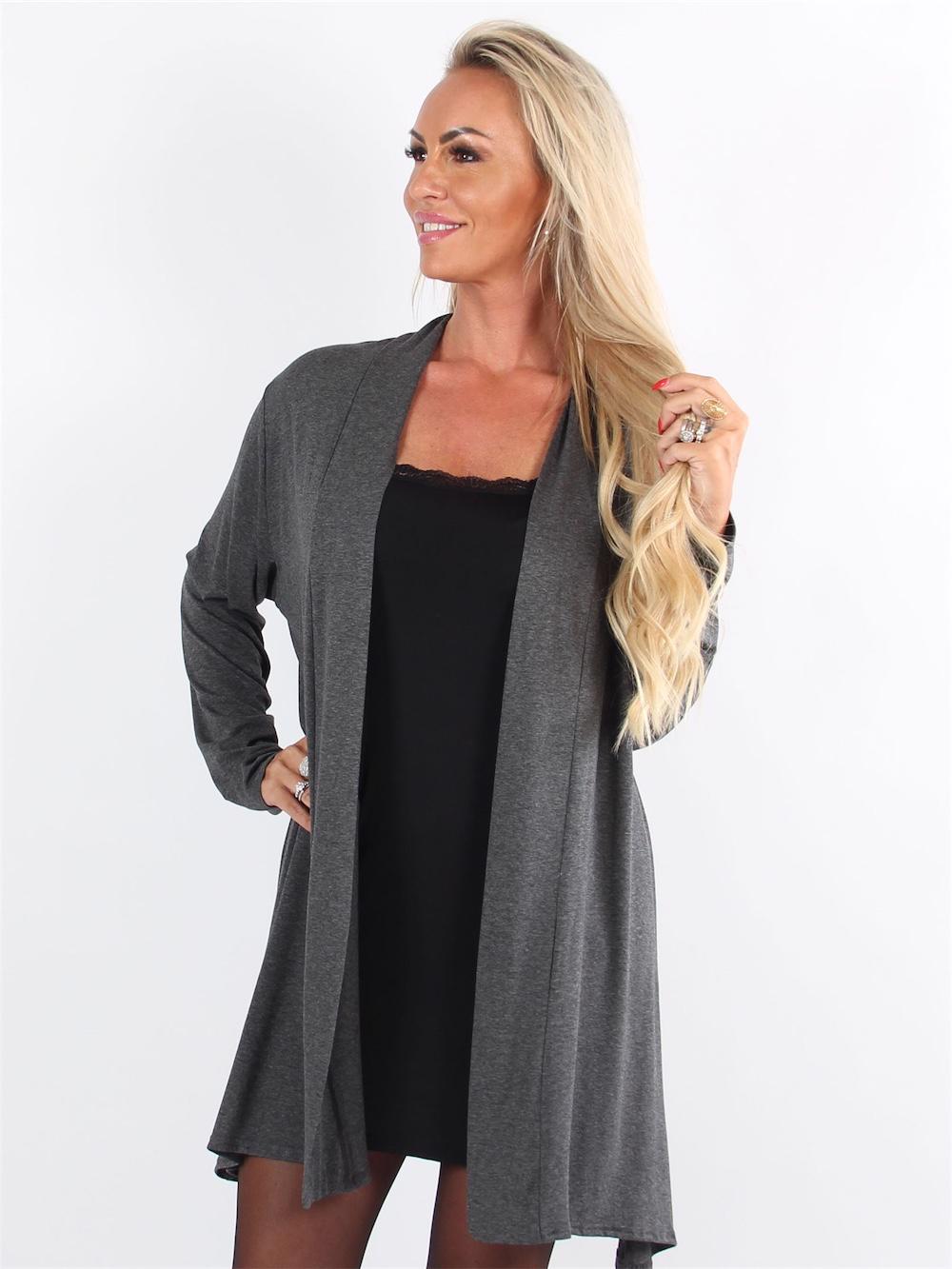 Rosa - Basic kofta i jerseytyg