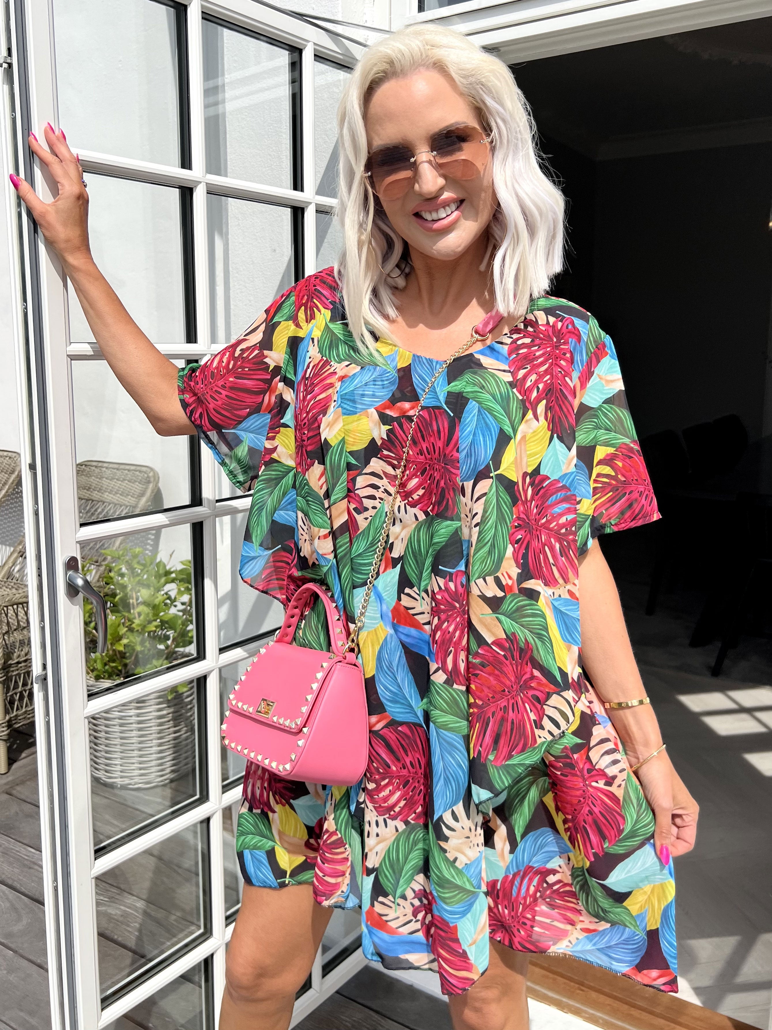 Wanda - Tunika klänning i chiffong