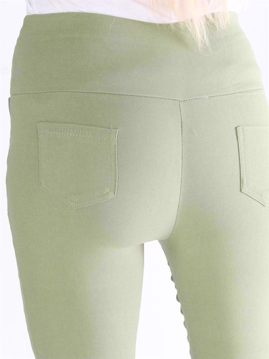 Alin - Byxor med guldknappar framtill