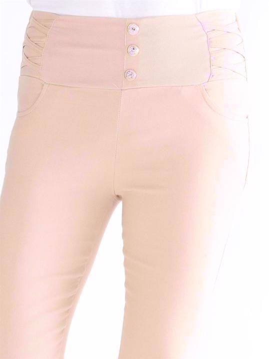 Alin - Byxor med guldknappar framtill