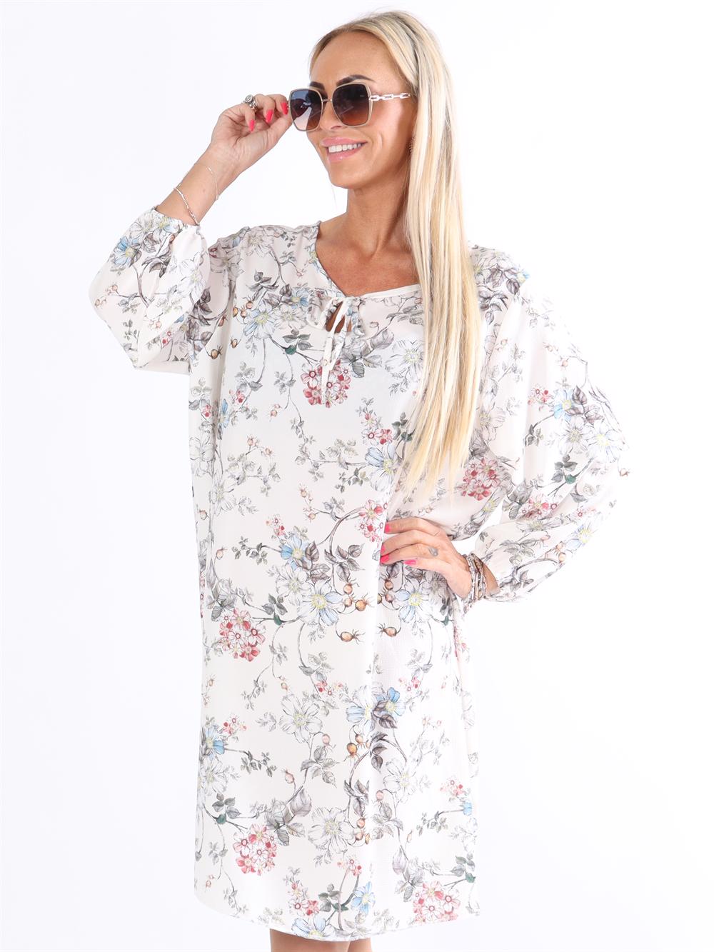 Mika - Klänning med blommönster