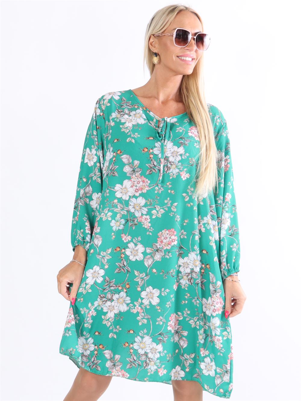 Mika - Klänning med blommönster