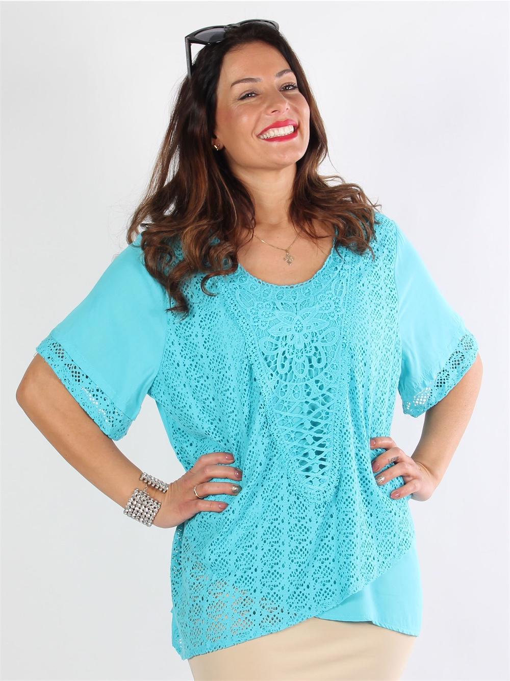 Janeiro - Svart tunika med broderi framtill