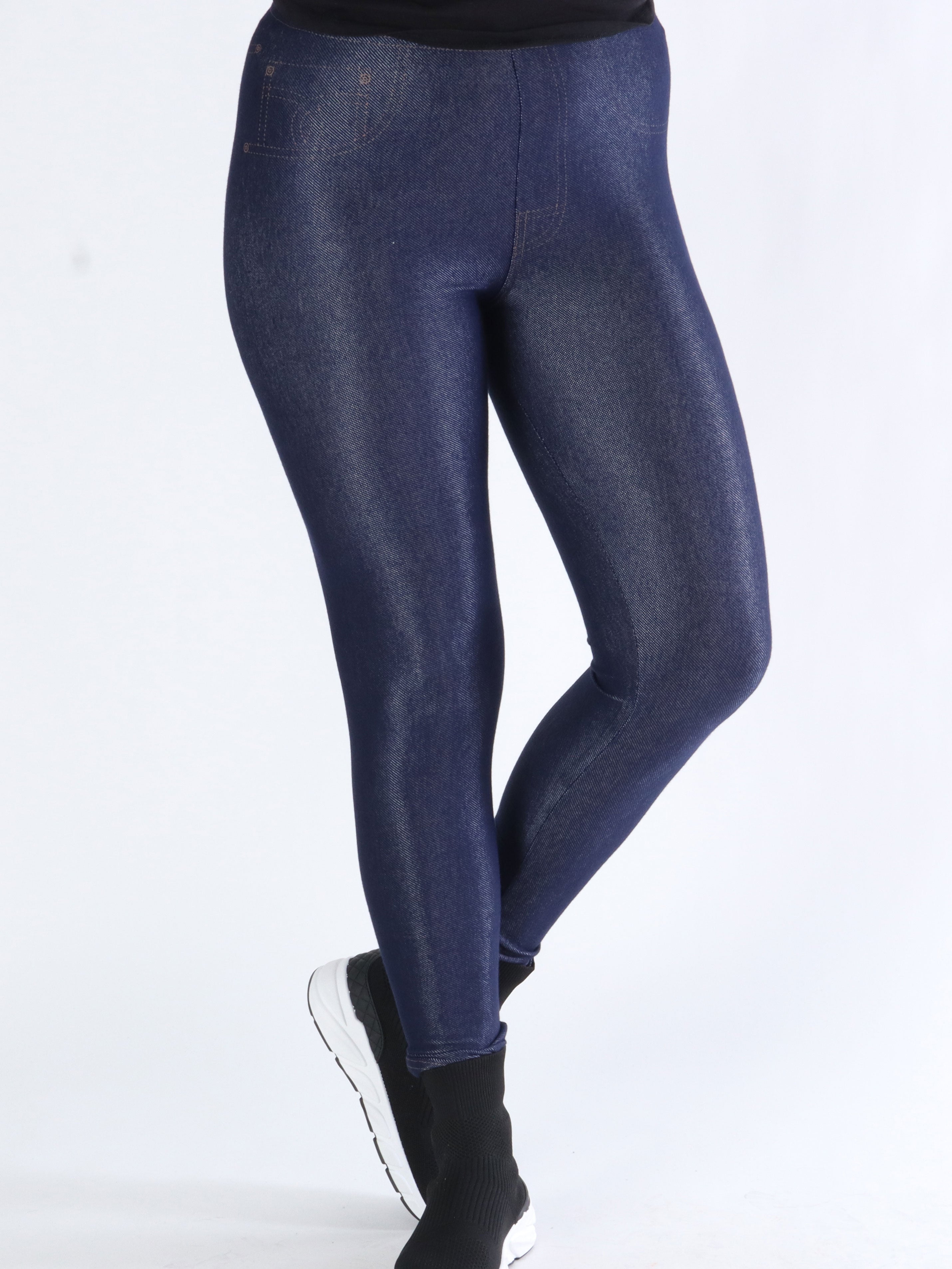 Karla - Stretchiga leggings i byxor look