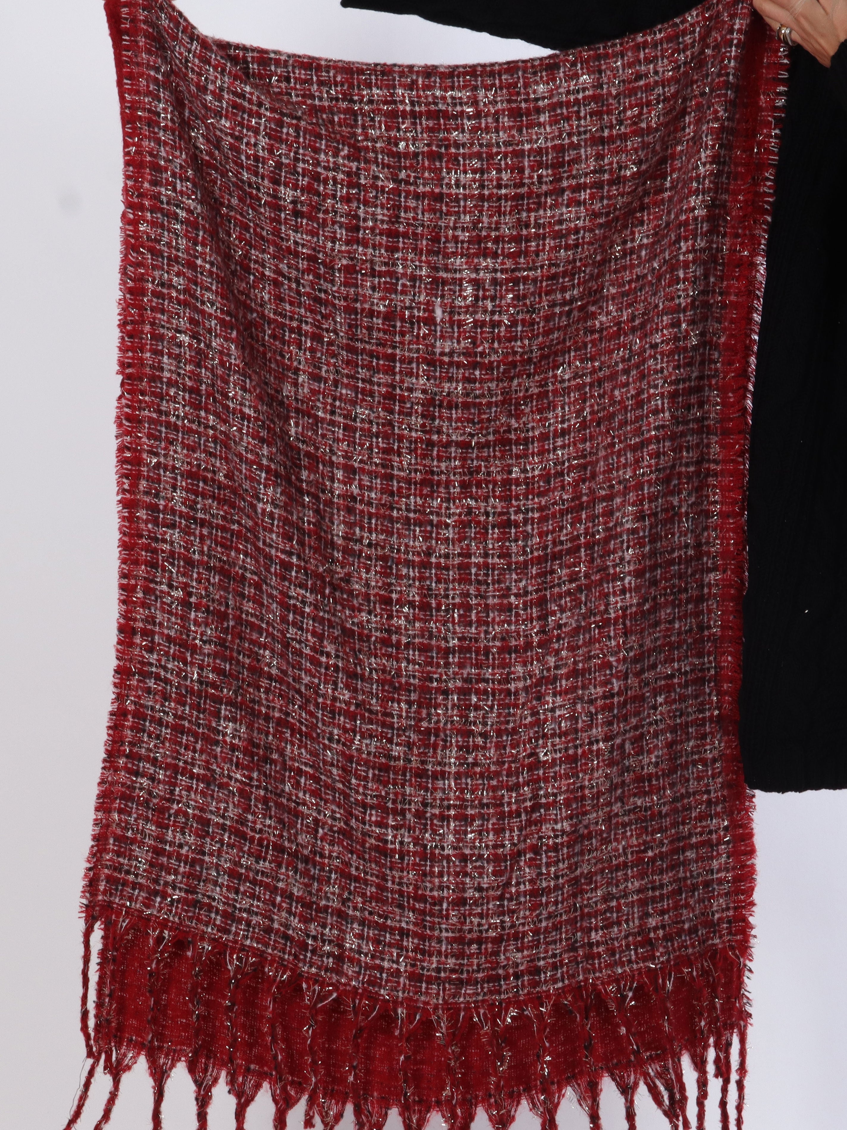 Karlie - Mjuk halsduk med glimmertrådar