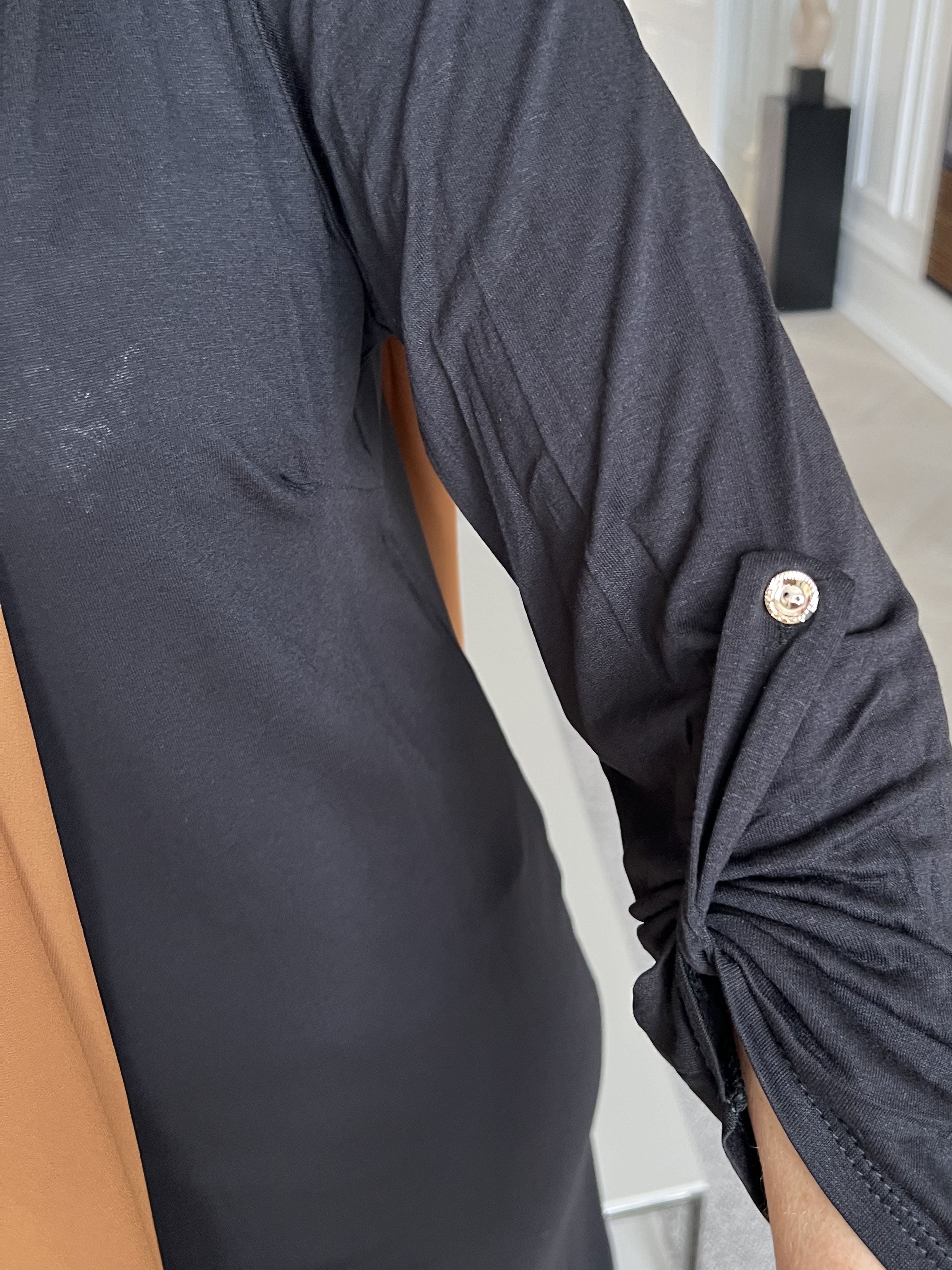 Kenya long sleeve - Tunikaklänning med chiffonglager