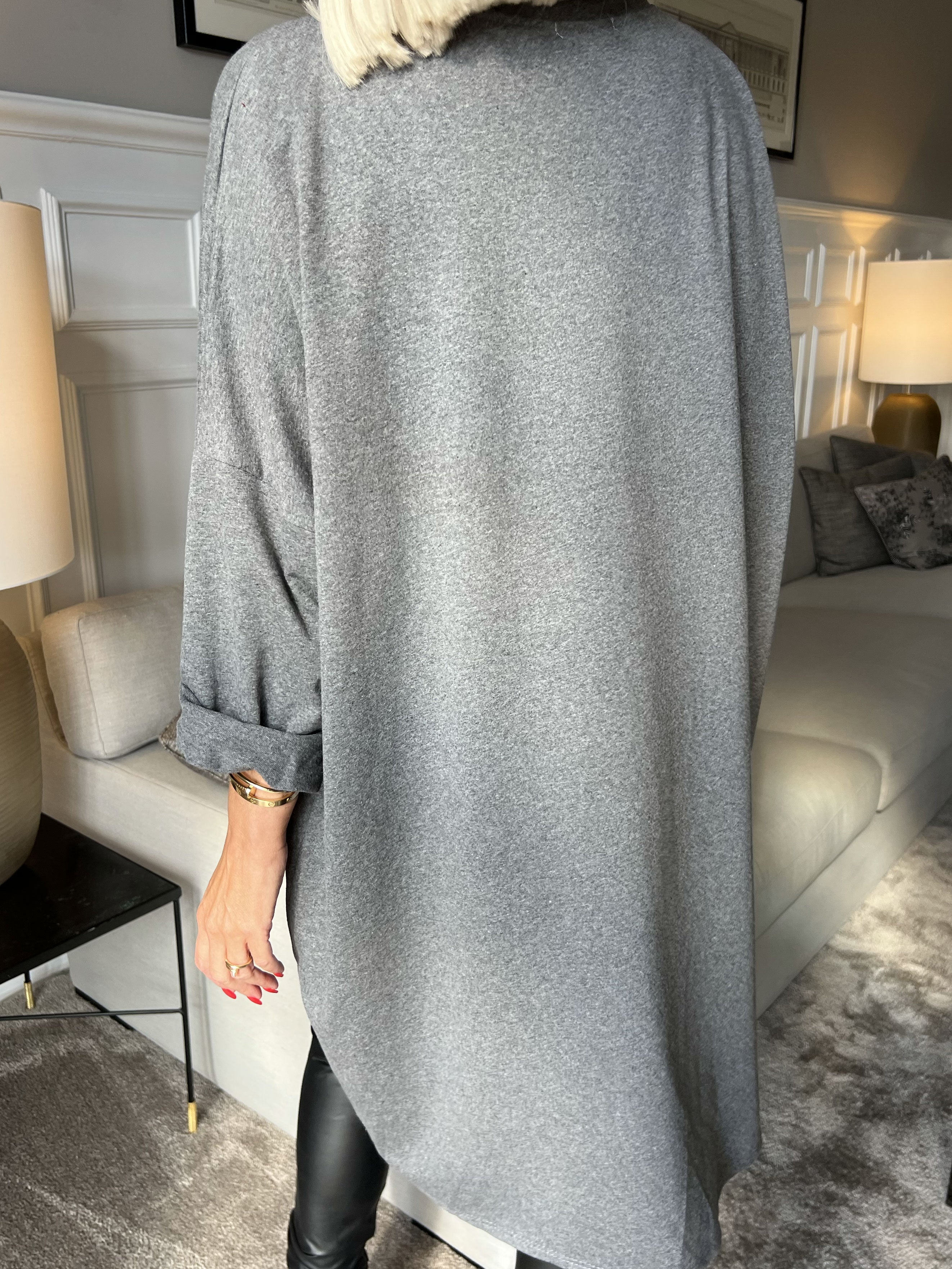 Liana - joggingklänning med guldtryck