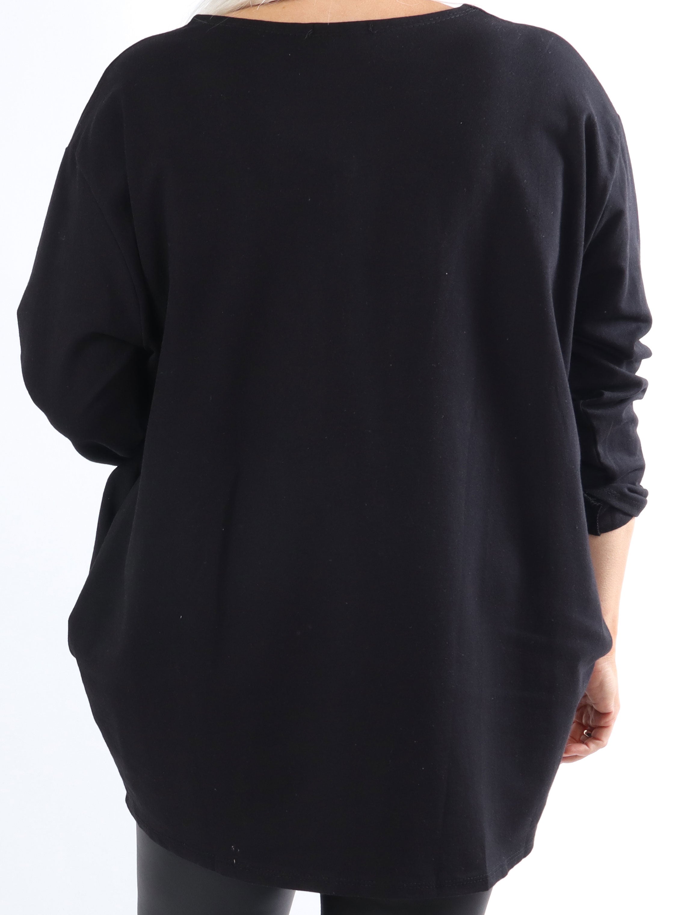 Limitless - Joggingblus i stora storlekar med text och liknande