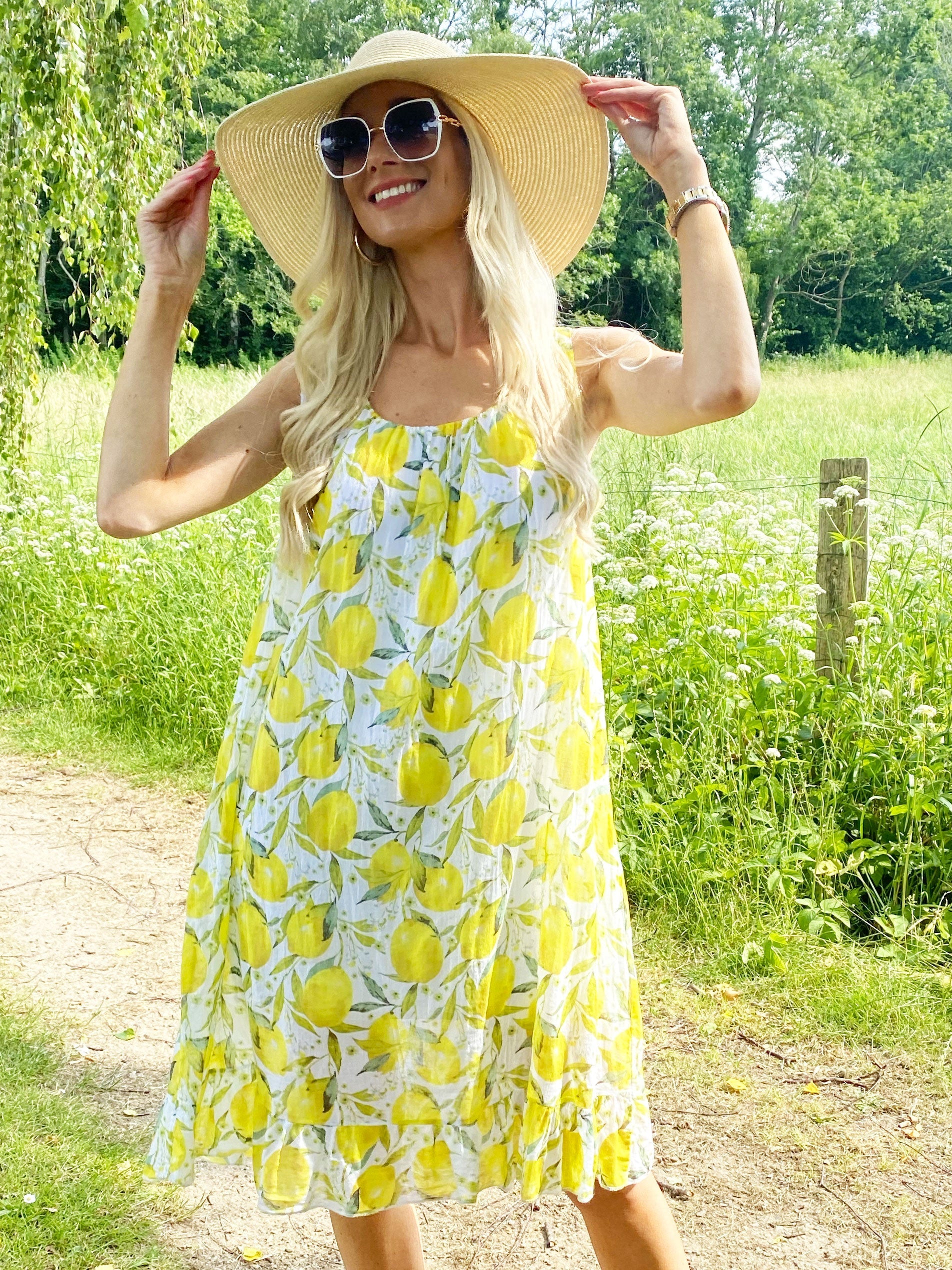 Limone - Klänning med citronmotiv