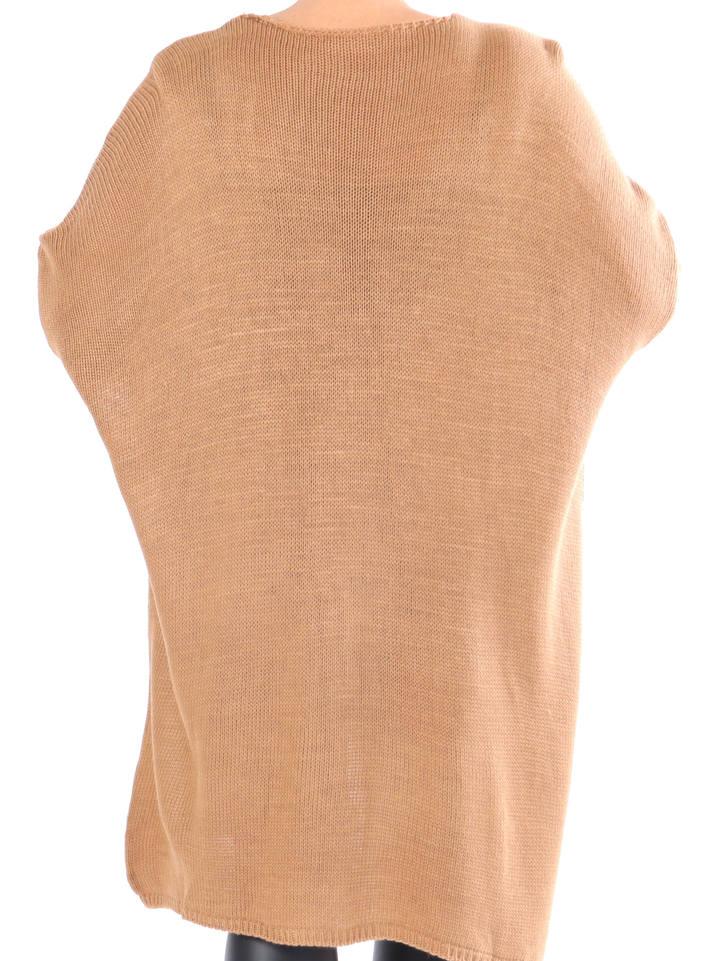 Lowa - Plus size stickad kofta med stjärna - Neon green