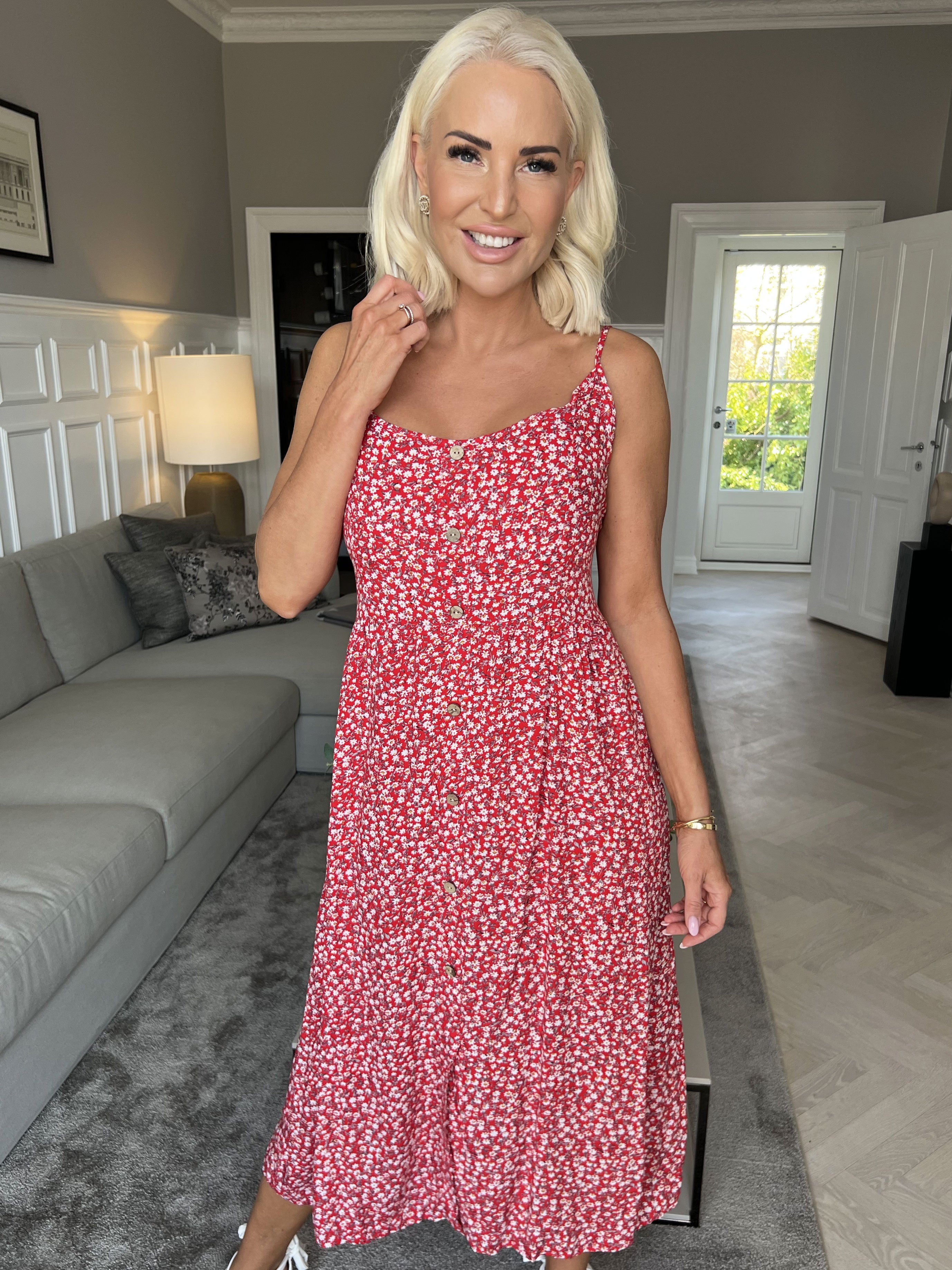 Lykke Small Flower - Söt bandklänning med blommigt tryck