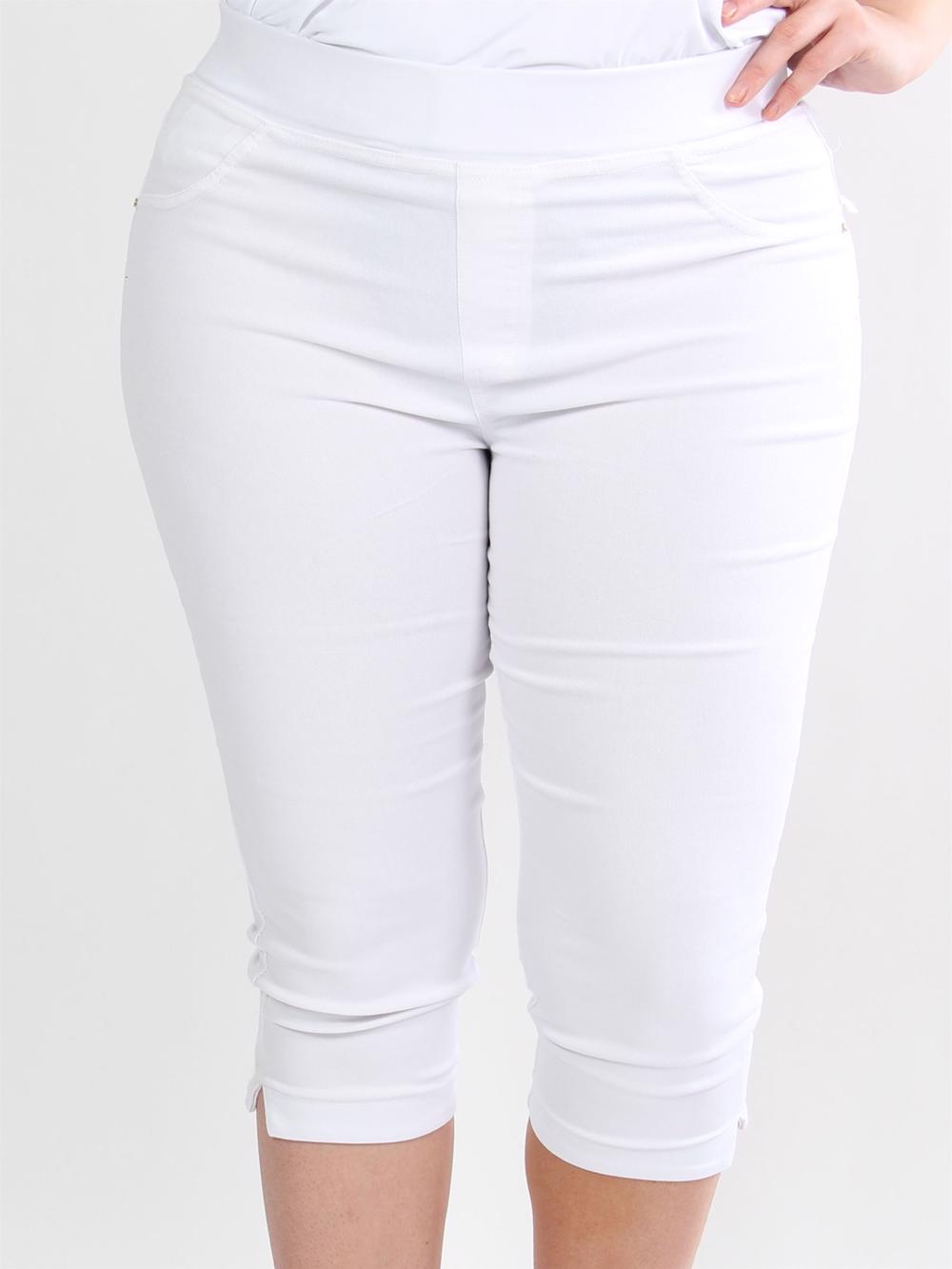 Manuela - Beige trosor i jeanslook