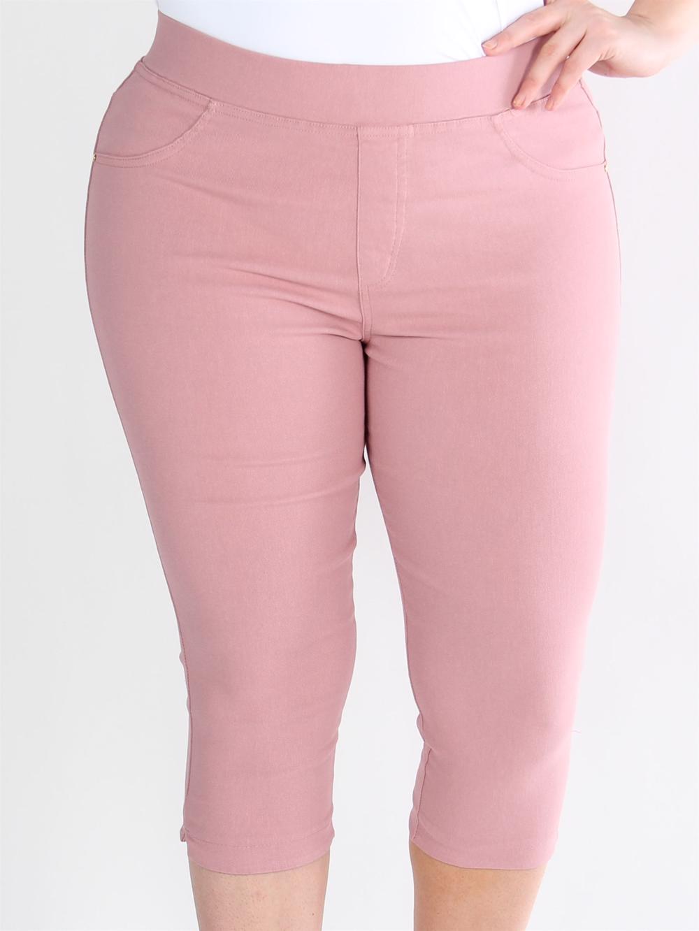 Manuela - Beige trosor i jeanslook