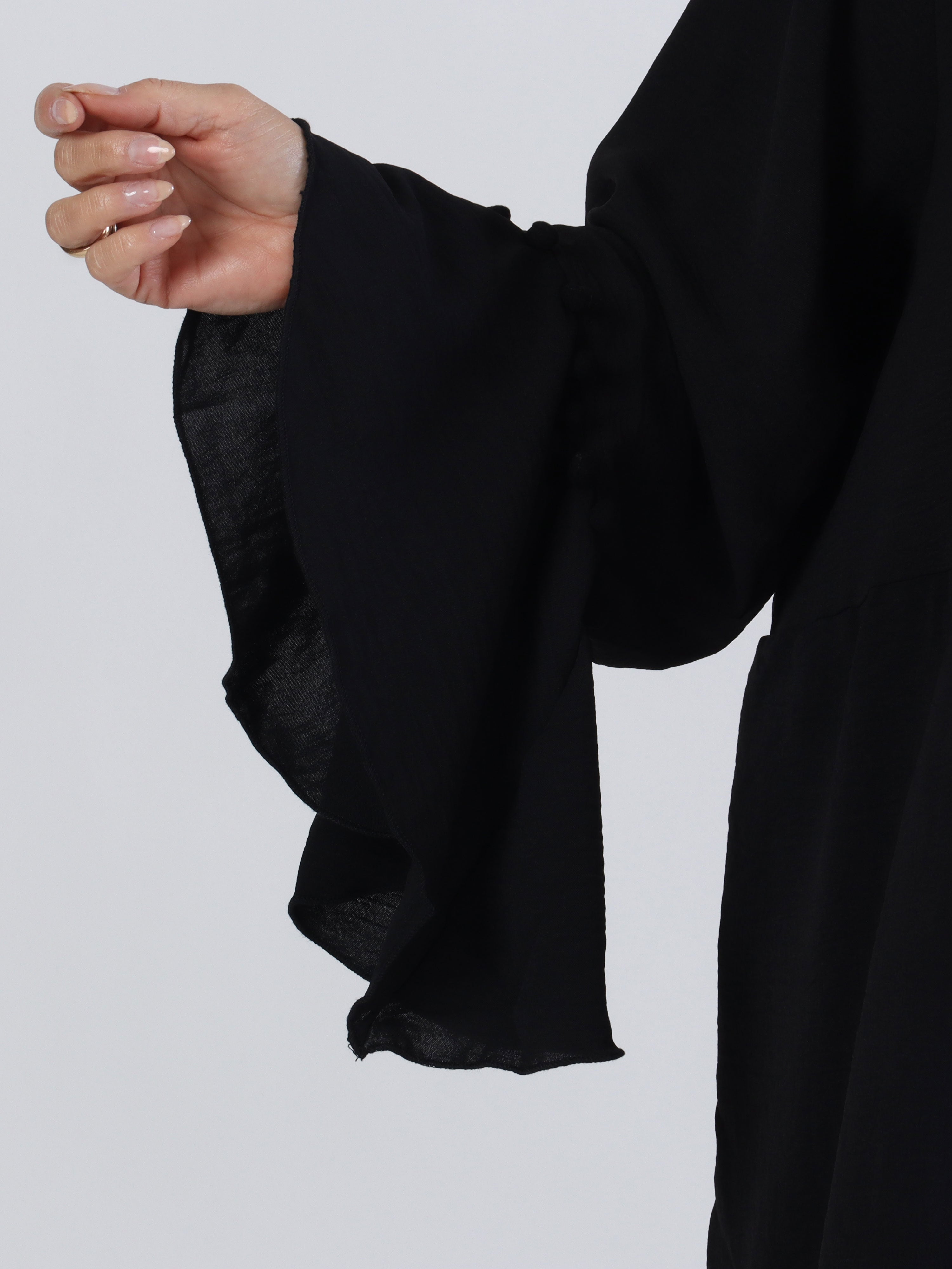 Matilda - Fin klänning i stora storlekar med pompoms