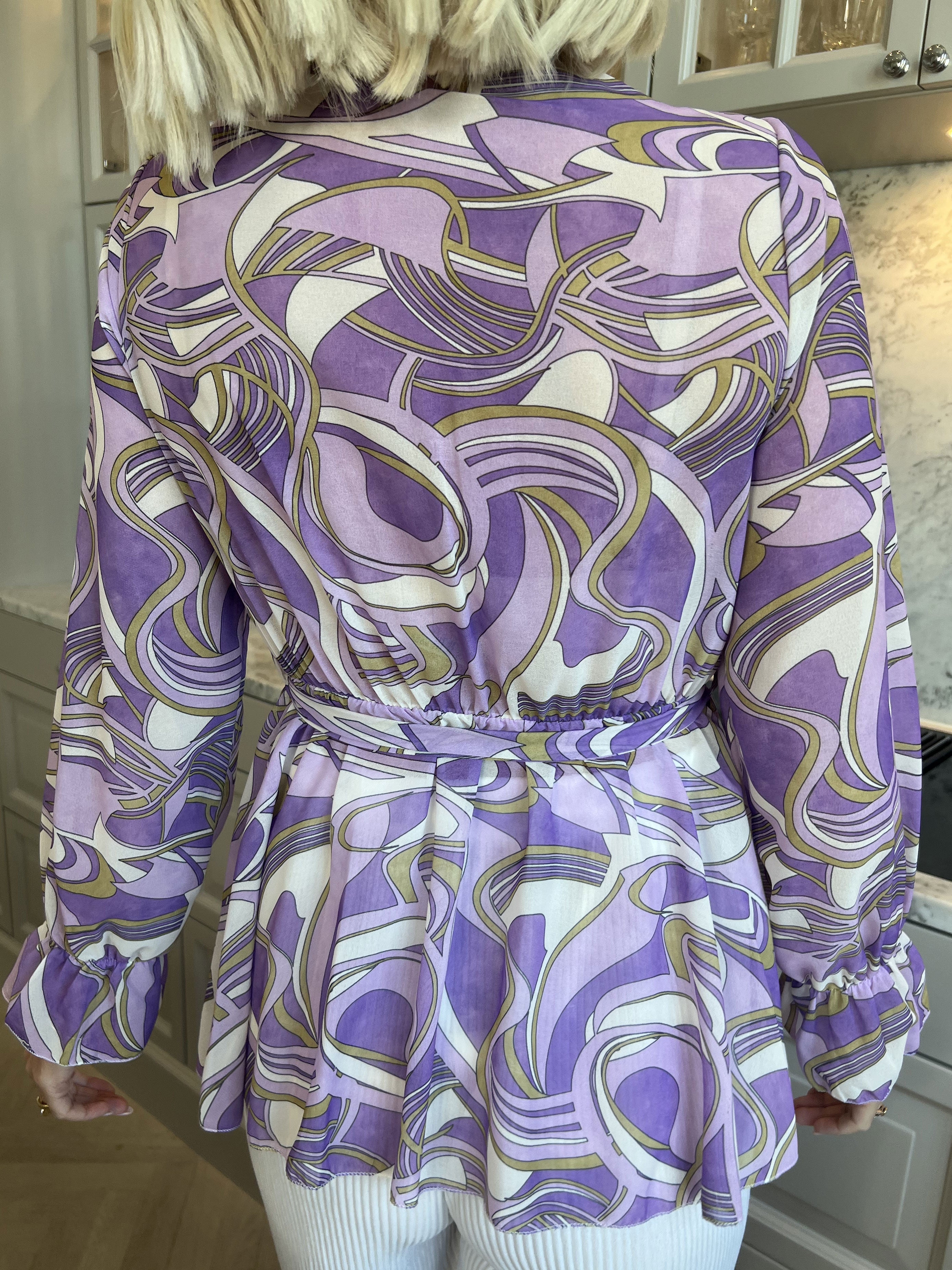 Matti - Söt blus med band - Pink