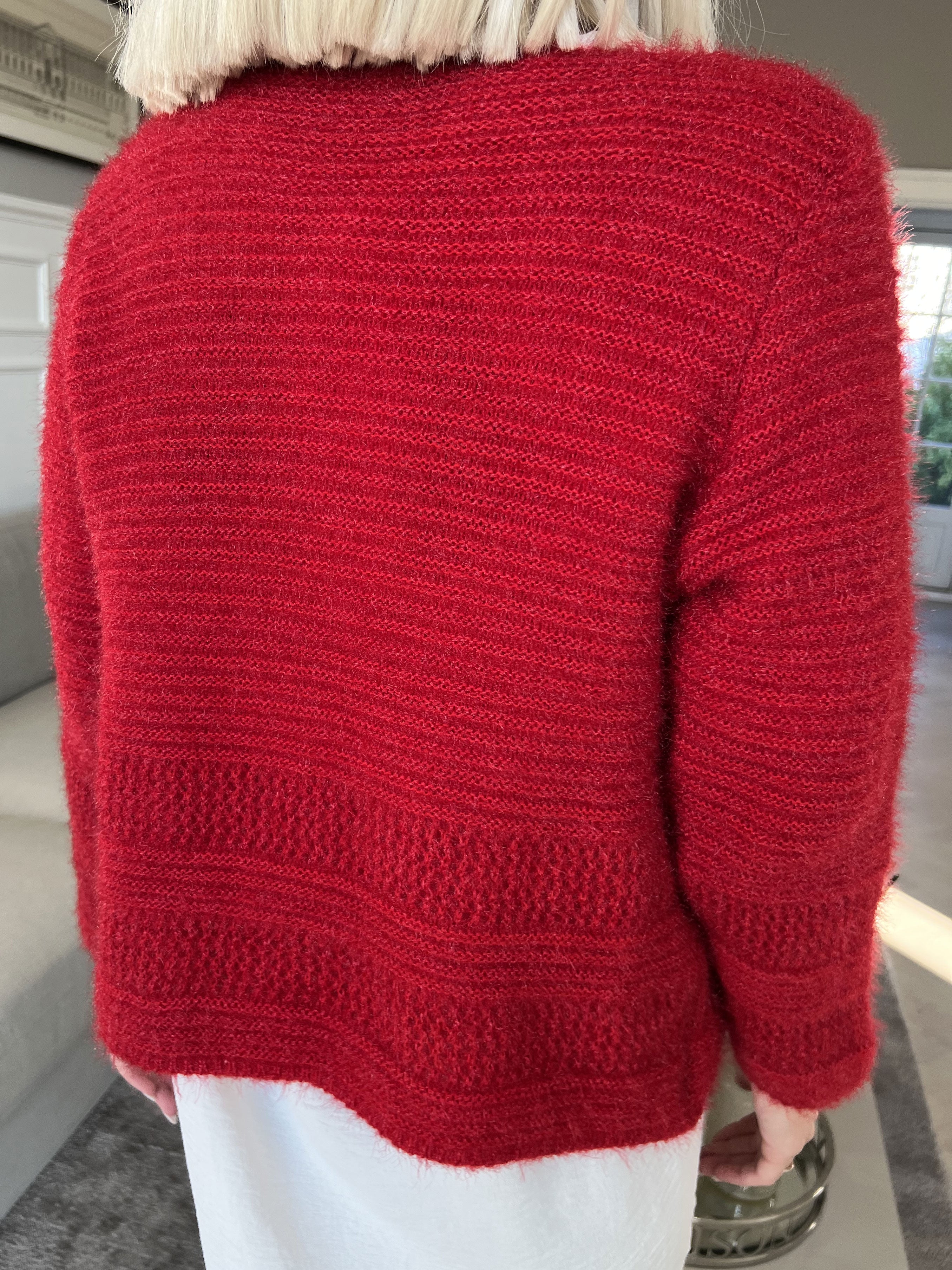 Melly - Mjuk kofta med en knapp