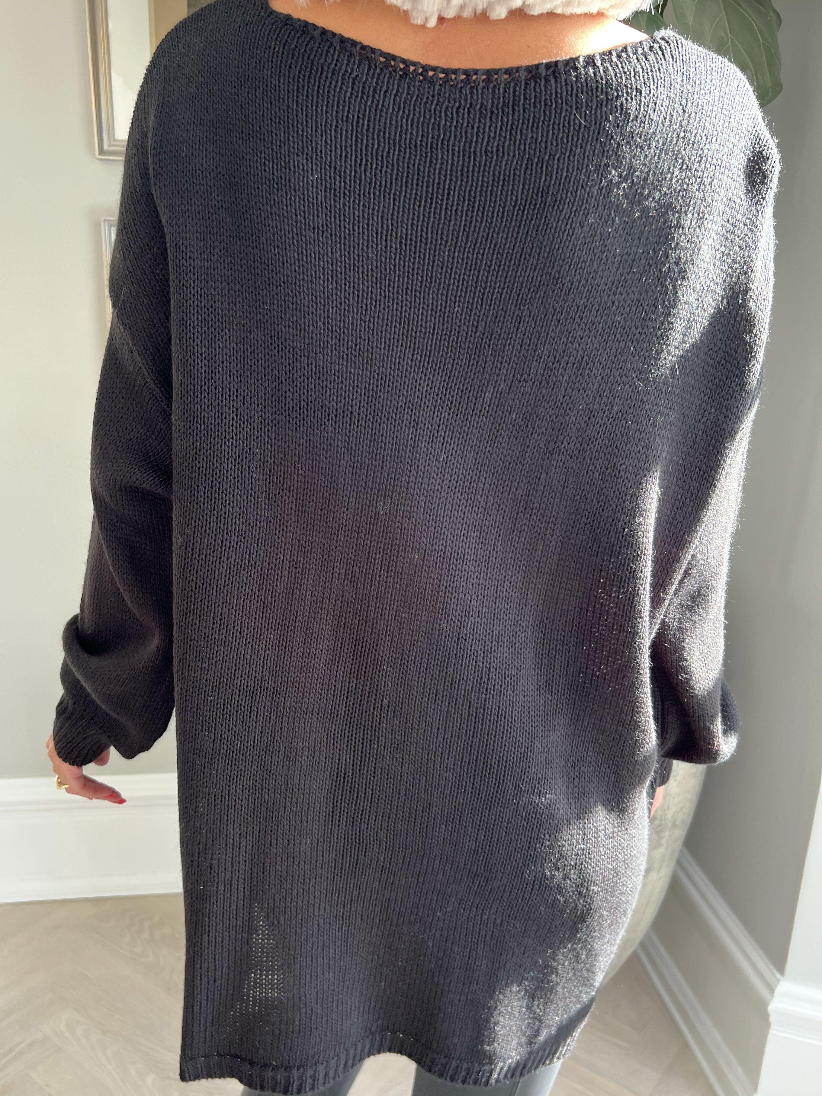 Mickey - Stickad blus med motiv