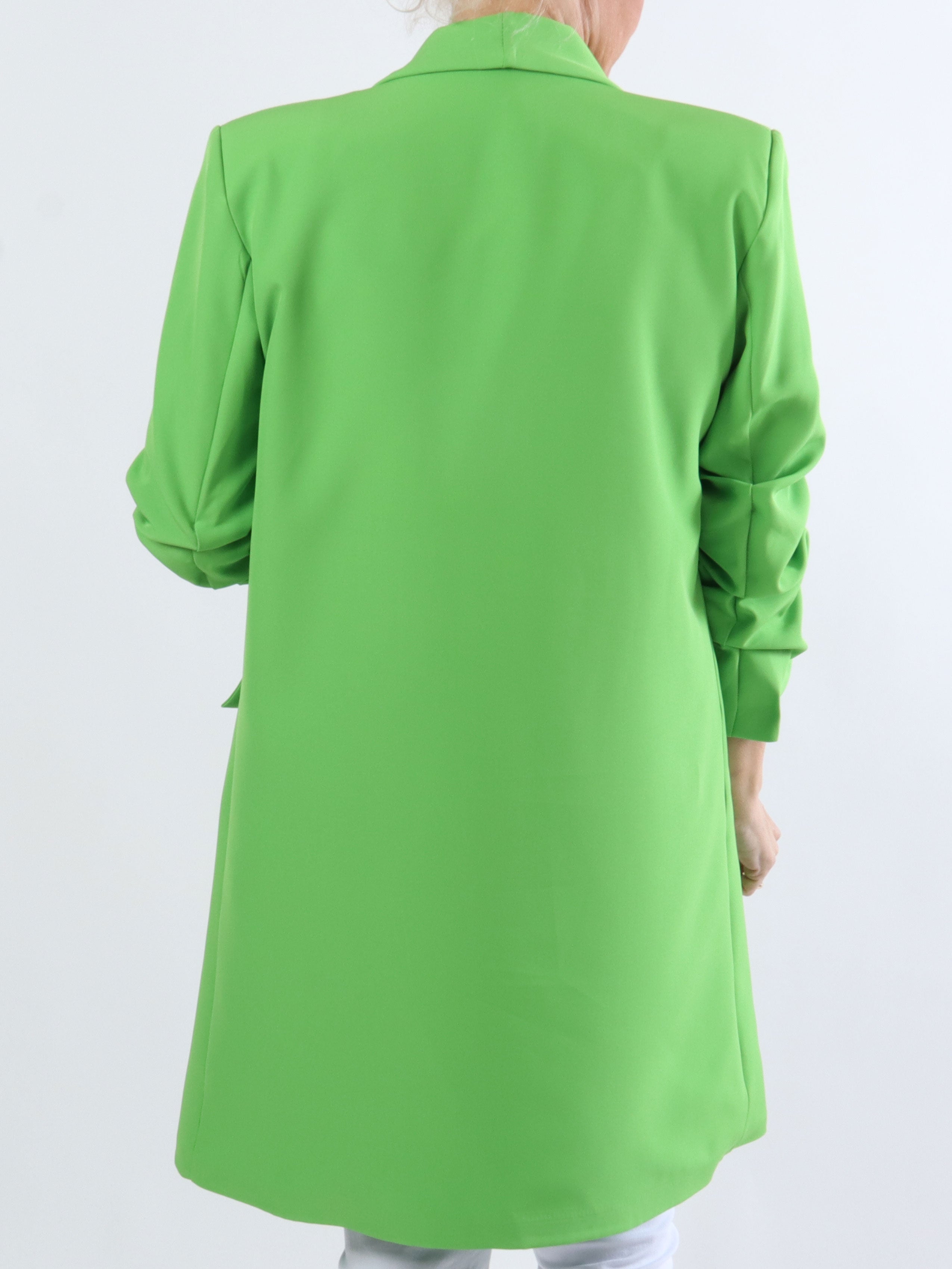 Mila Long - Snygg blazer med veck på ärmen