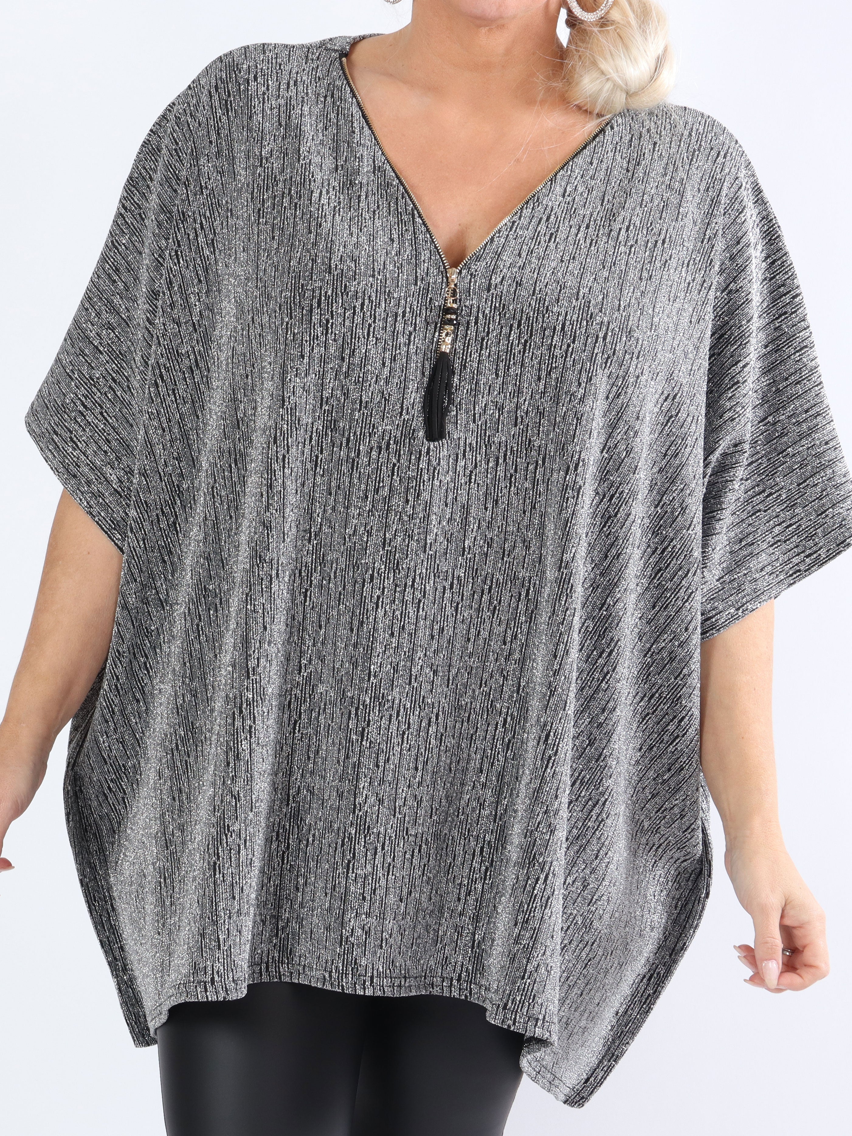 Milagrosa - Glittertunika i stora storlekar