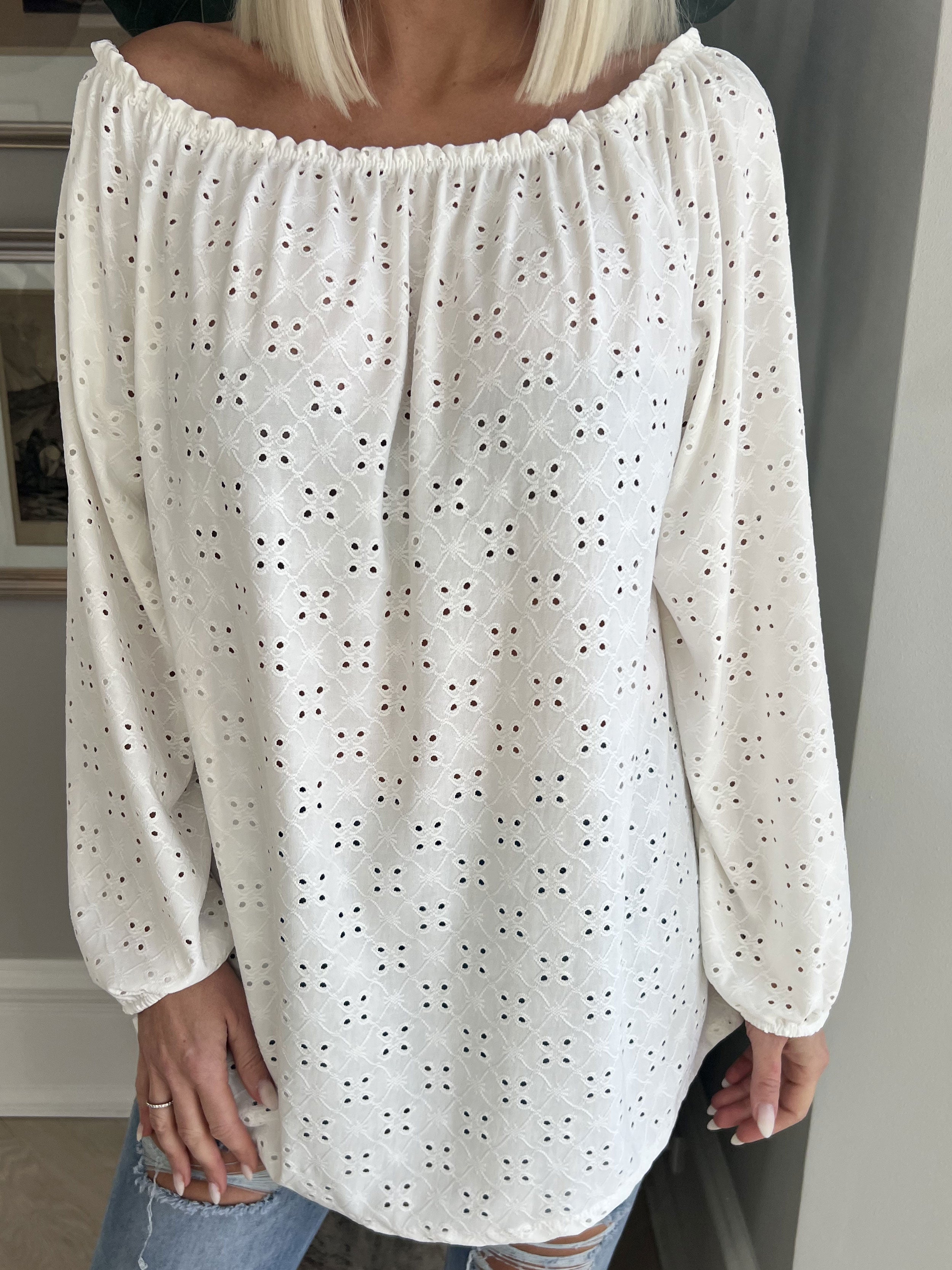 Mimi - Söt mjuk tunika med broderier