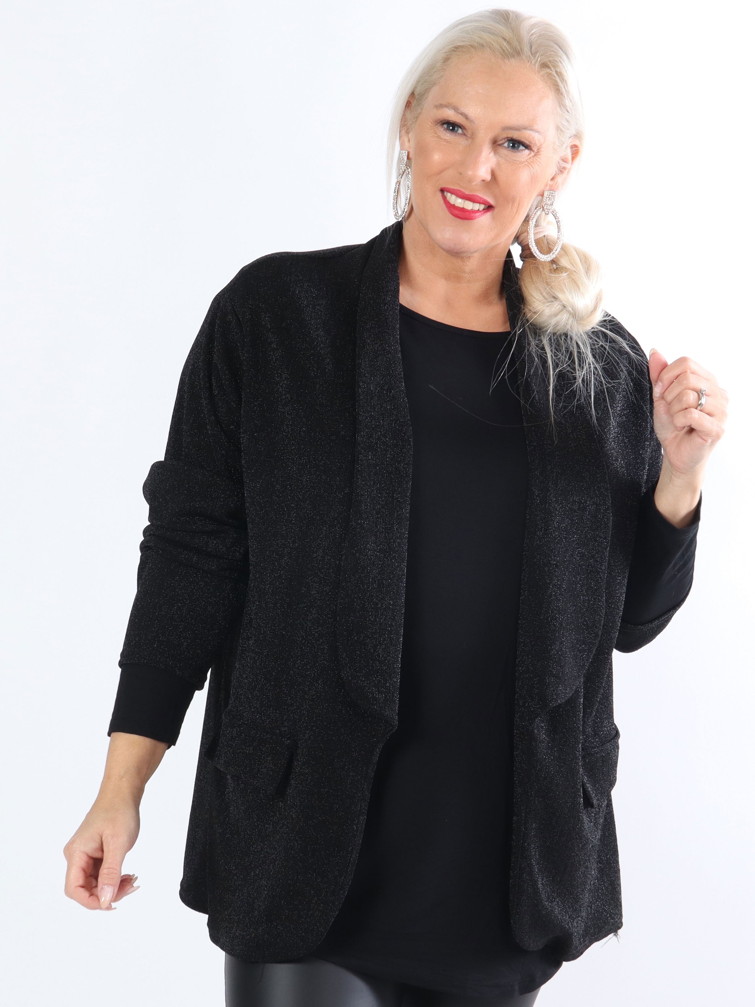 Misa - Lätt kavaj i glimmertyg