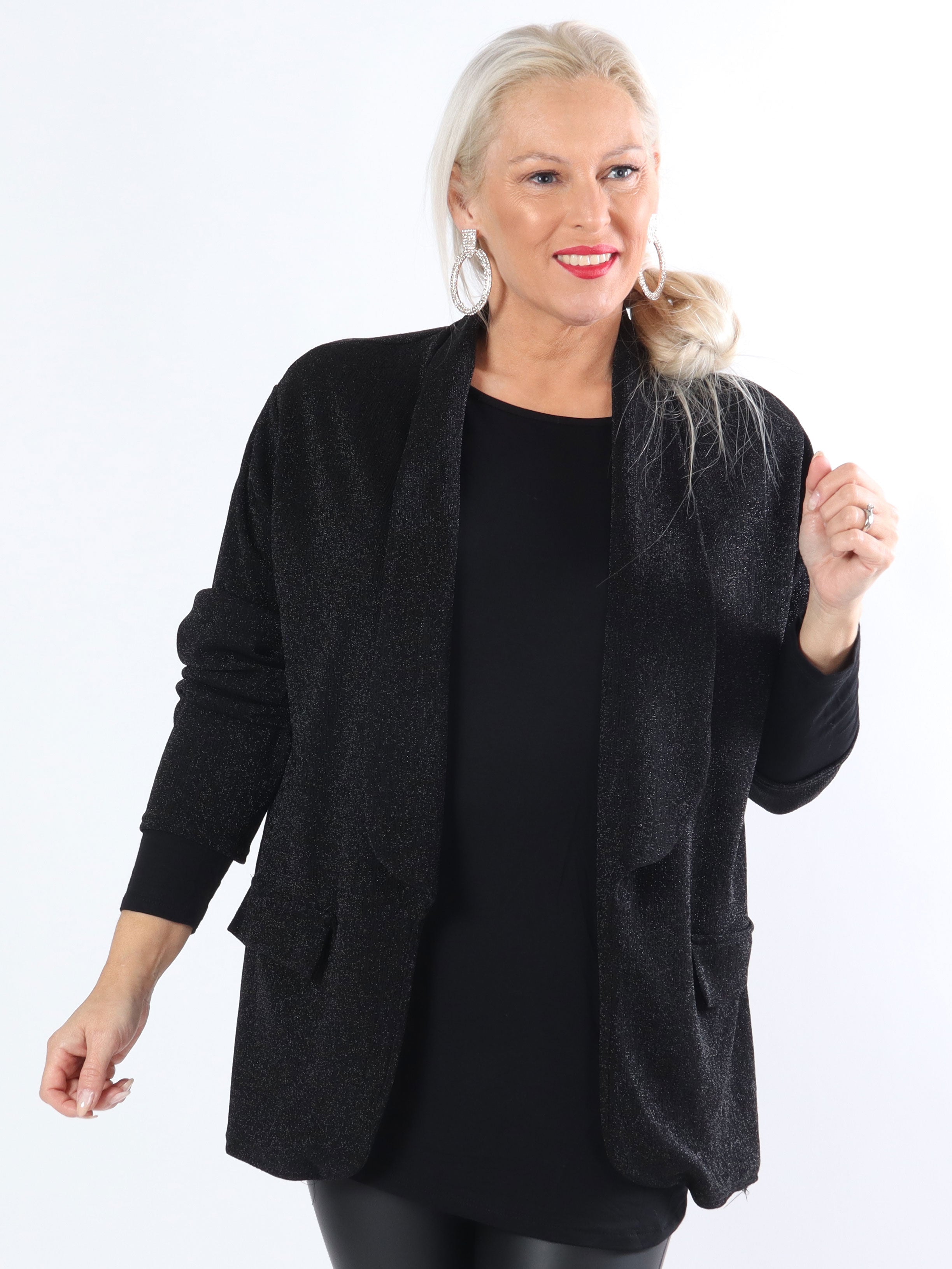 Misa - Lätt kavaj i glimmertyg