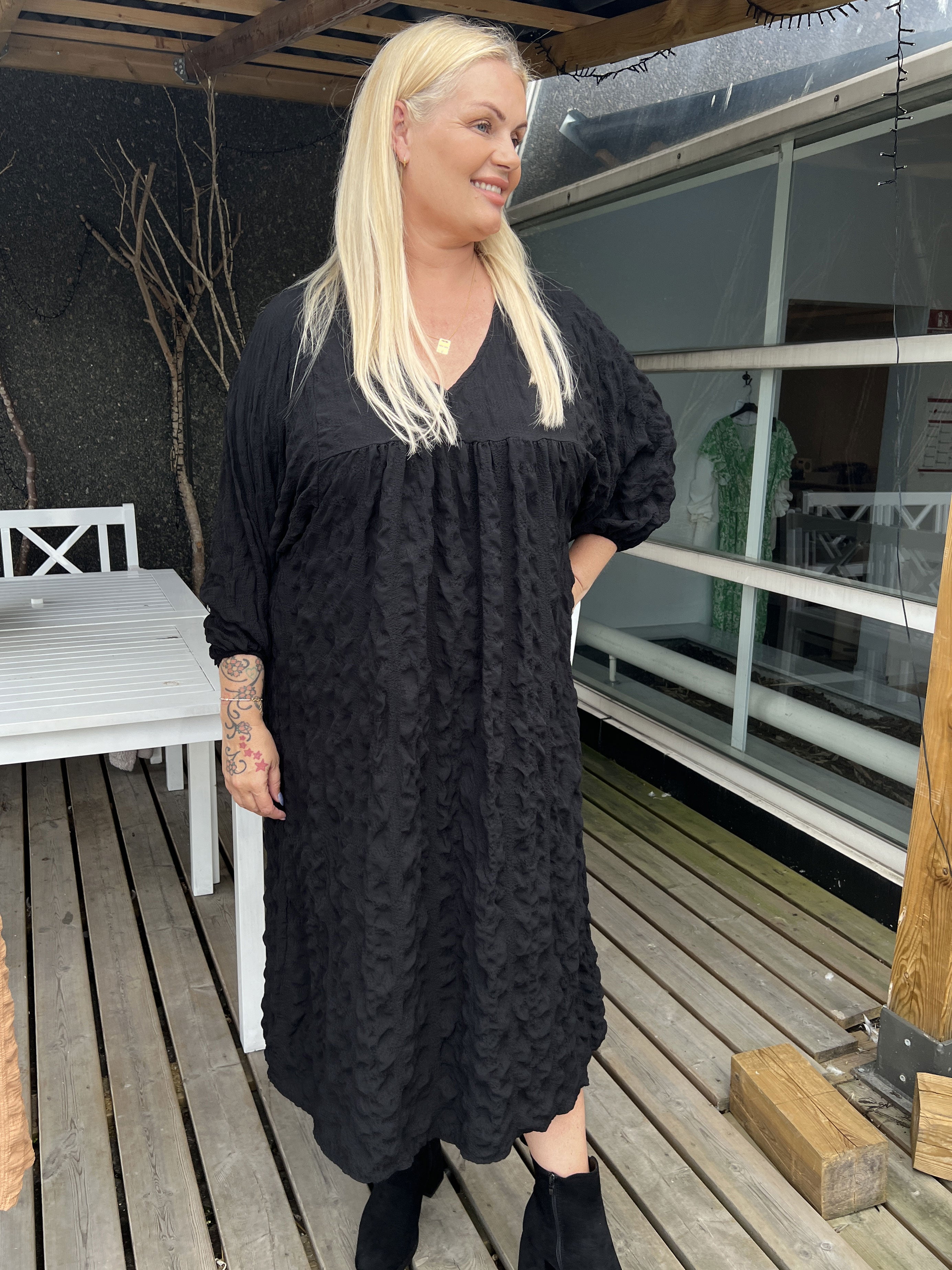 My - Söt plus size klänning i babydoll form