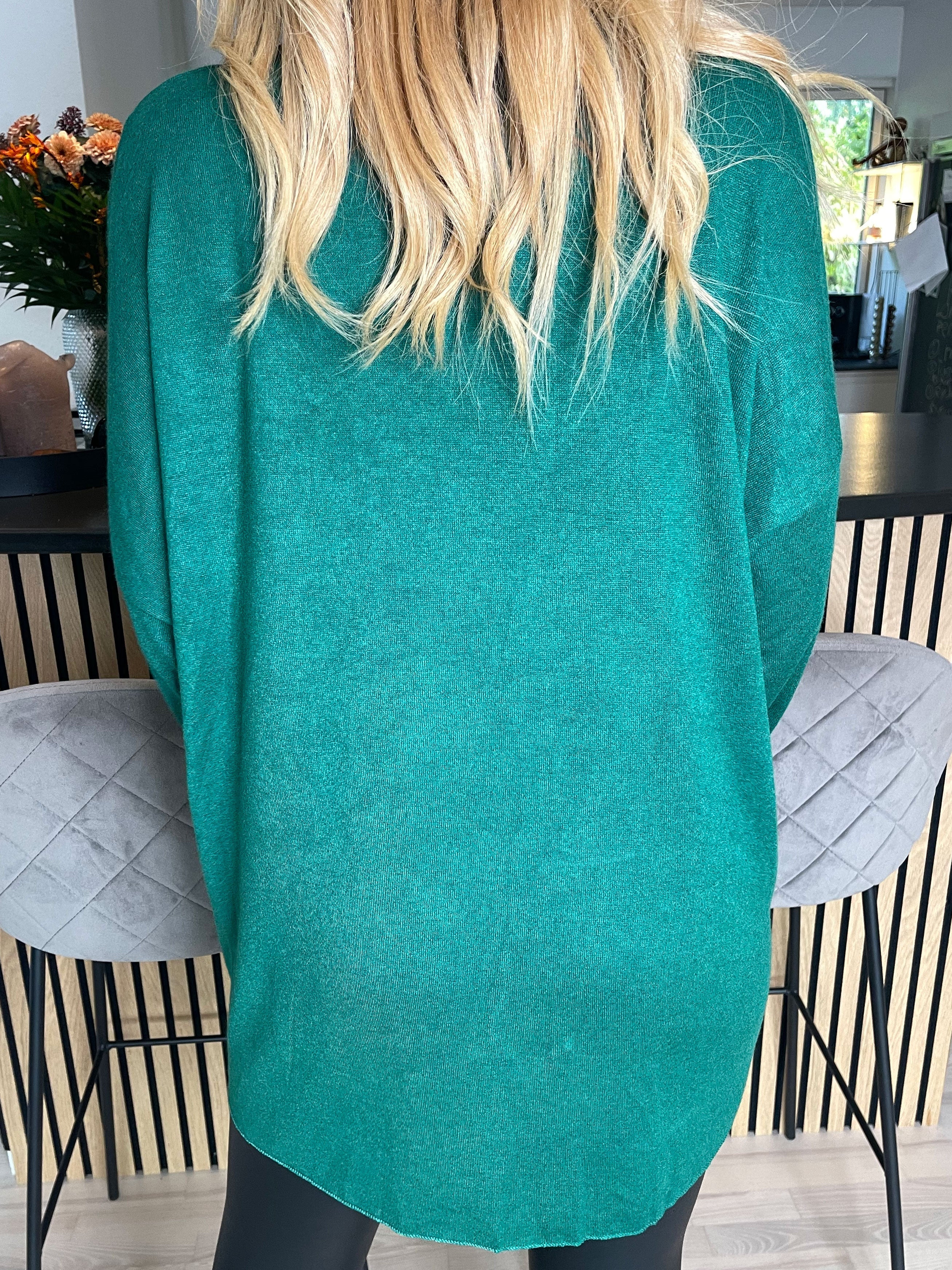 Nayara - Mjuk blus med litet silverhjärta