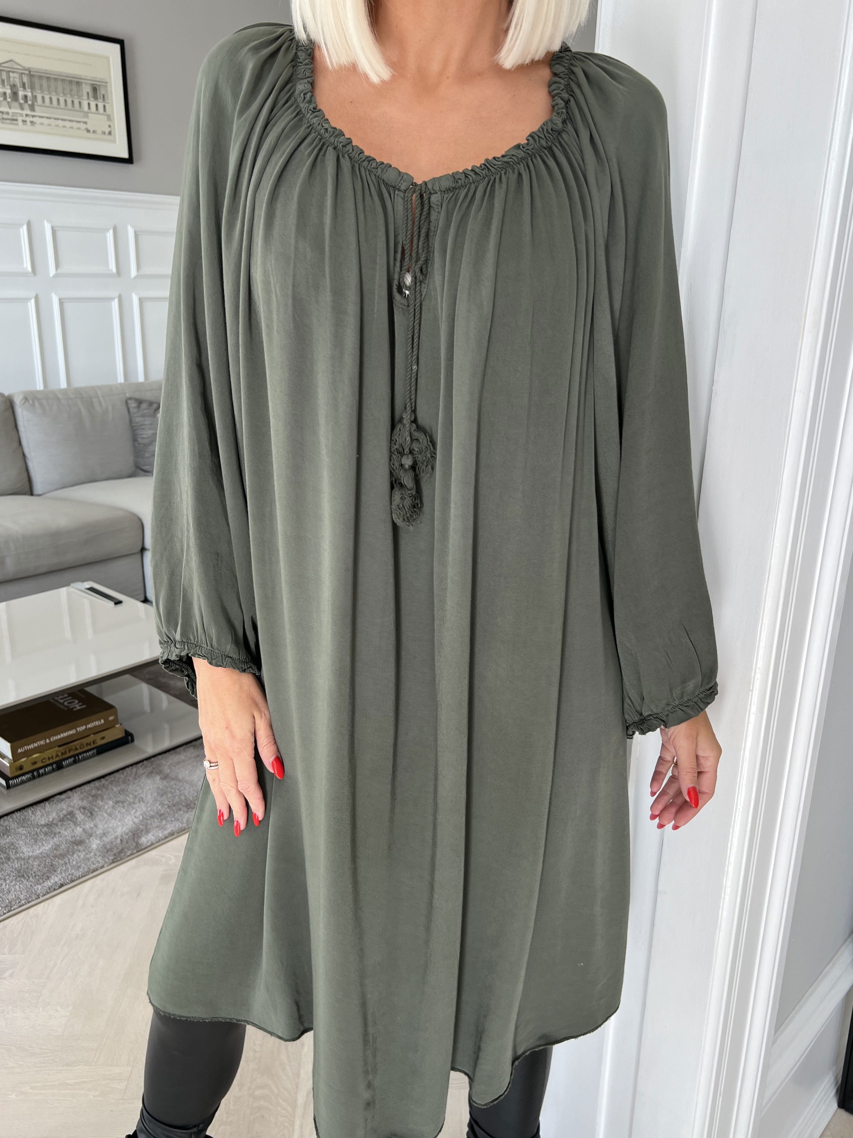 Nicole - Tunikaklänning med band