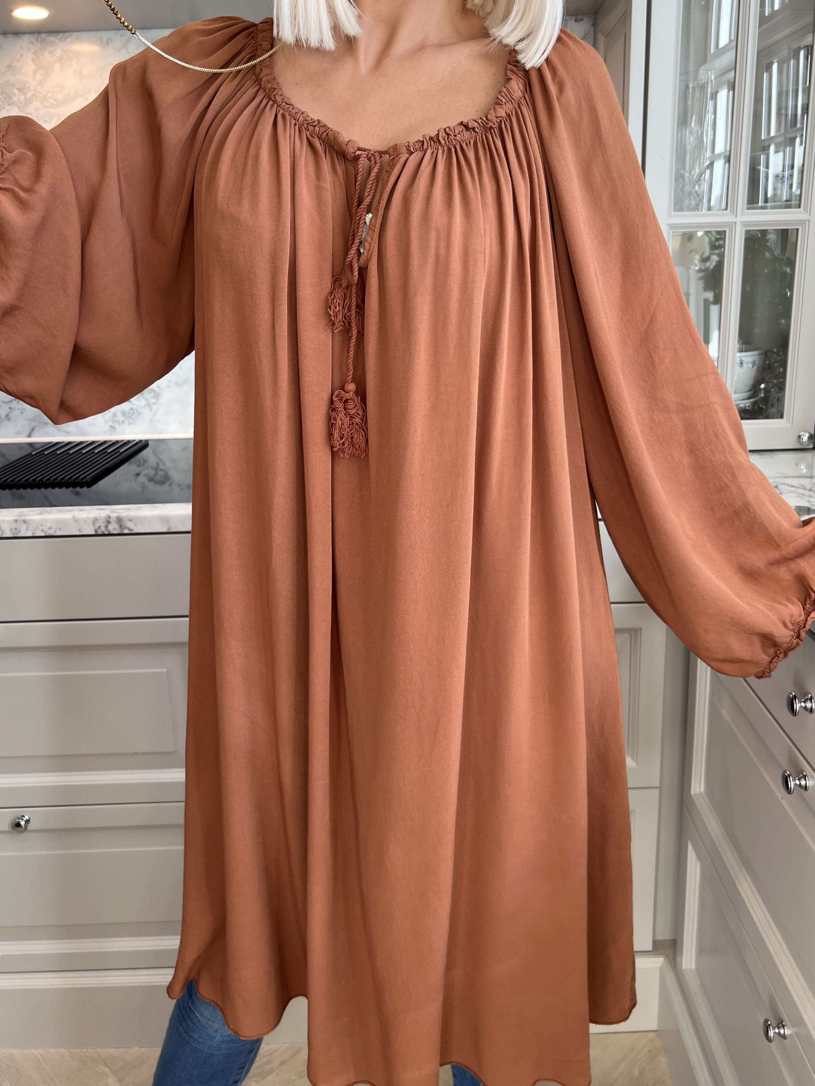 Nicole - Tunikaklänning med band