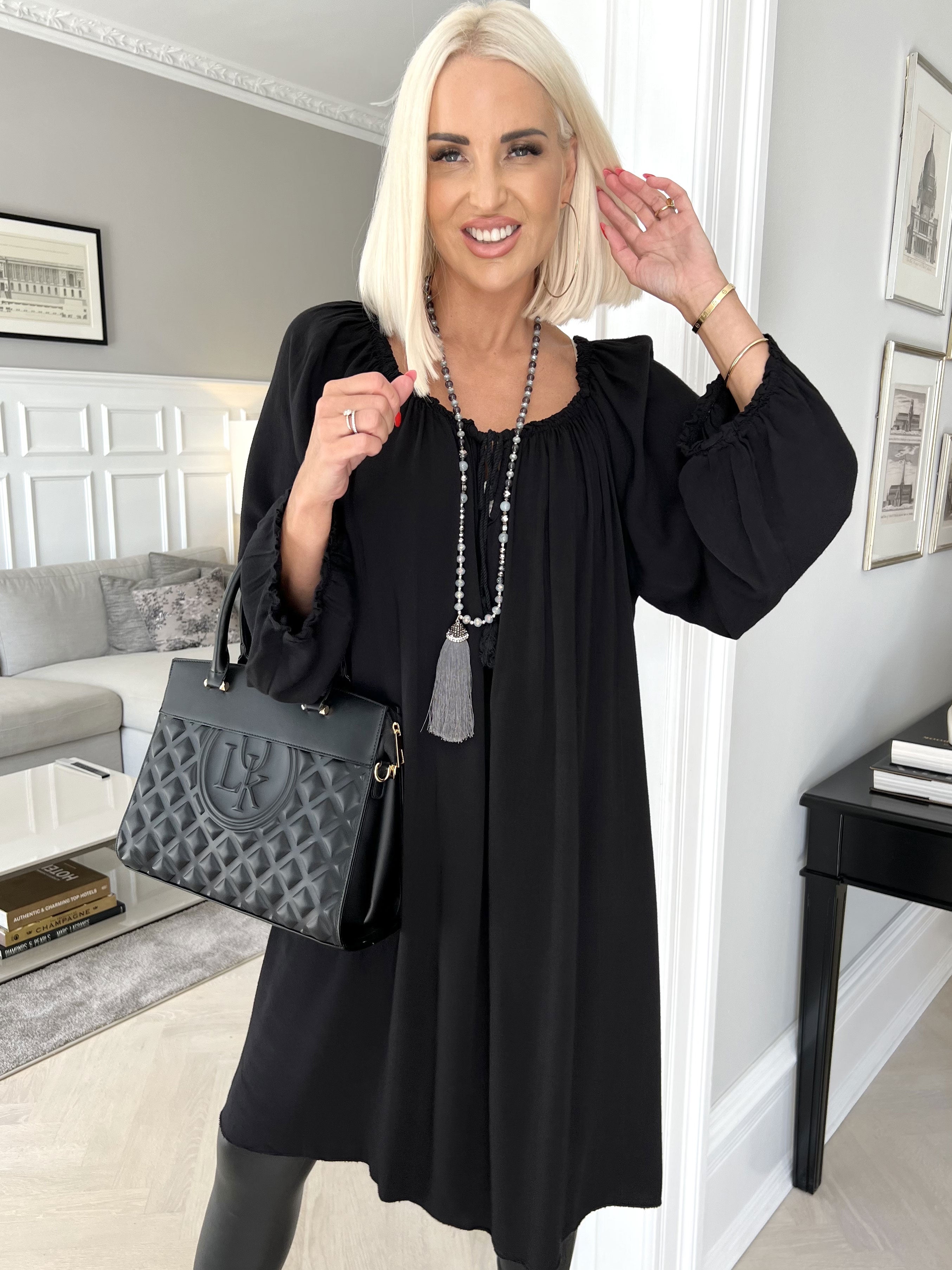 Nicole - Tunikaklänning med band