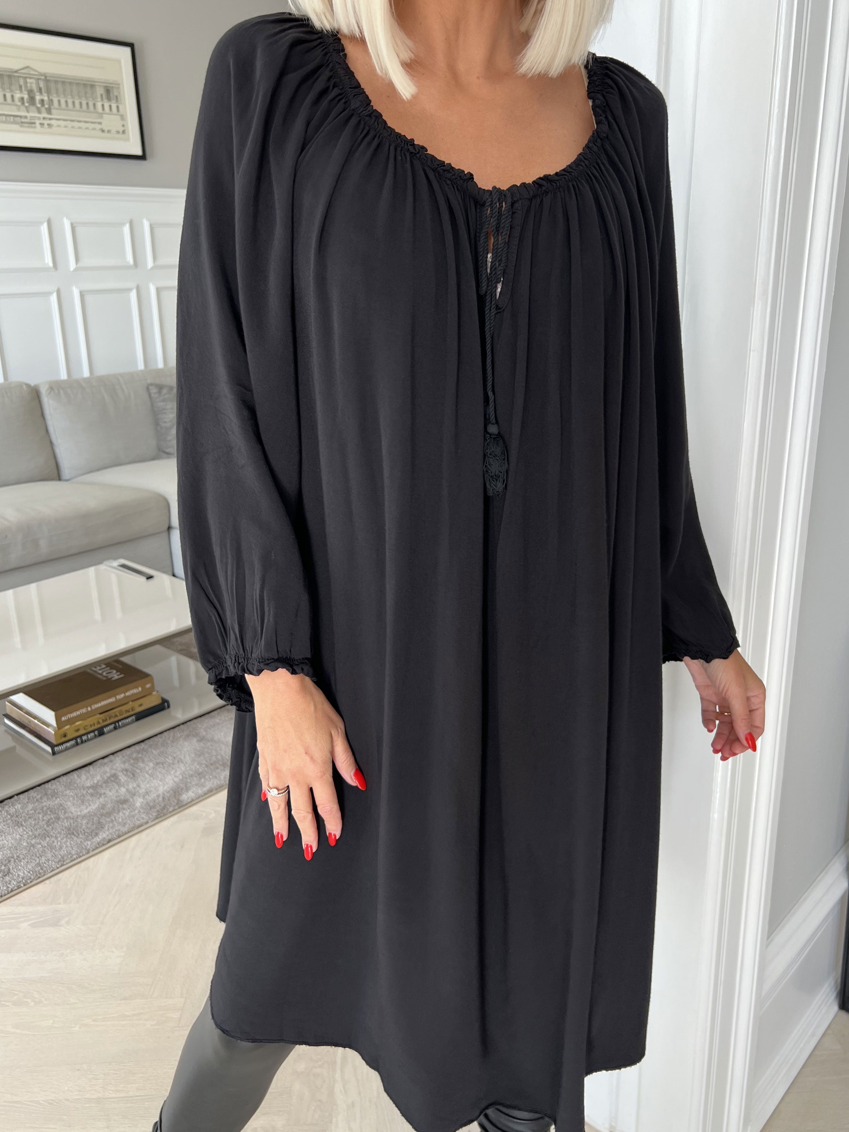 Nicole - Tunikaklänning med band